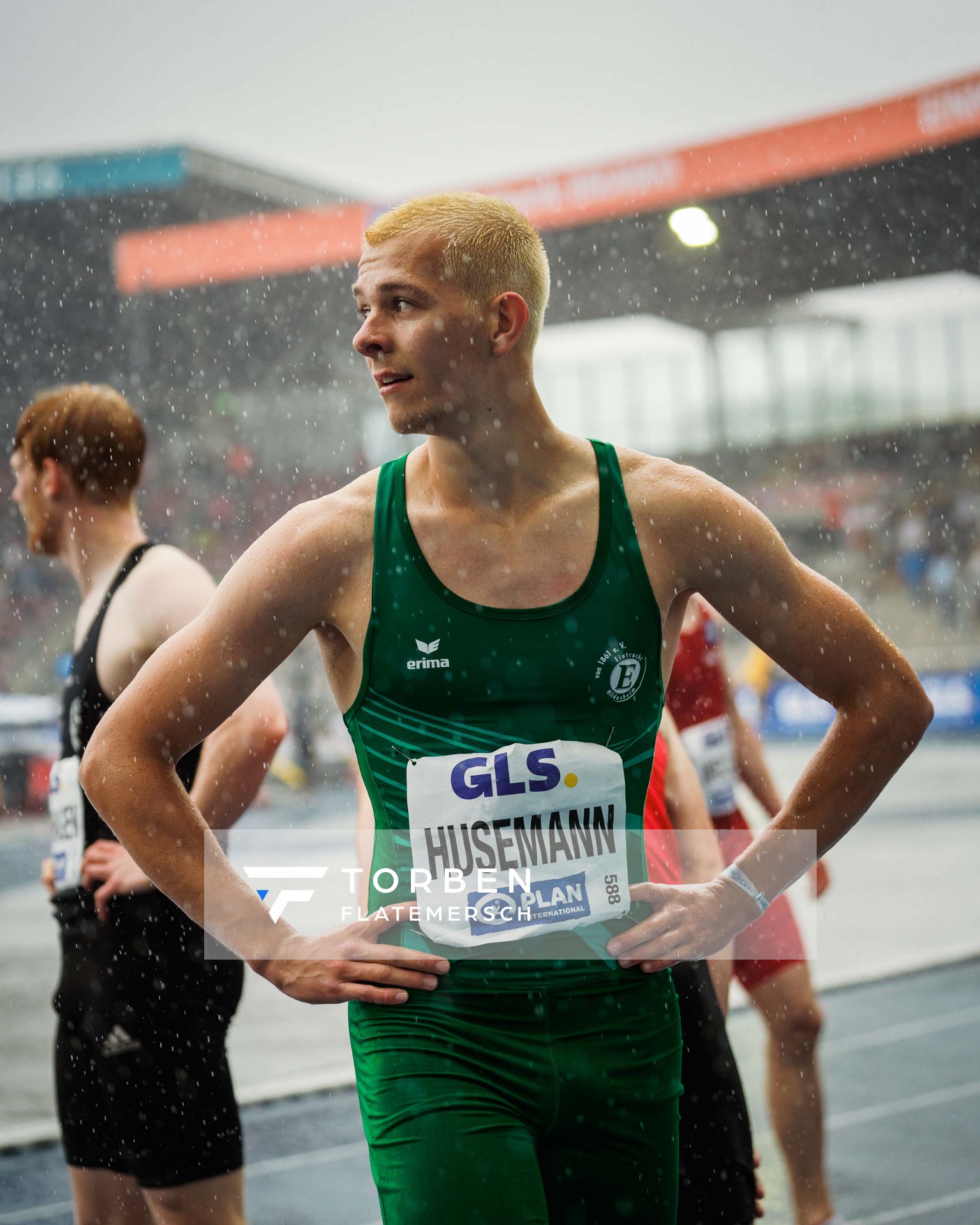 am 30.06.2024 beim 5000m Lauf bei den deutschen Leichtathletik-Meisterschaften 2024 im Eintracht-Stadion in Braunschweig