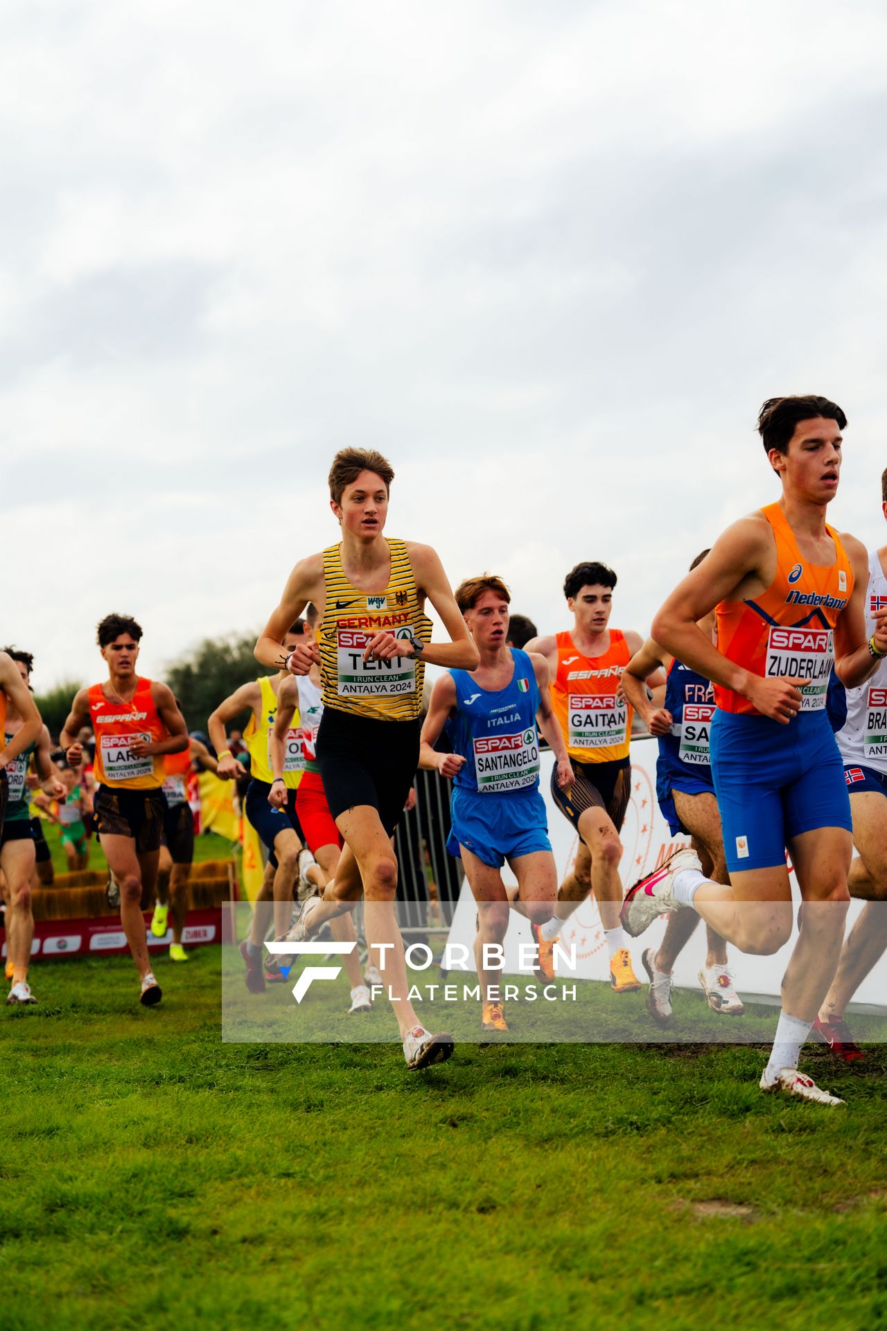Tobias Tent (Germany) am 08.12.2024 bei den Crosslauf-Europameisterschaften in Antalya