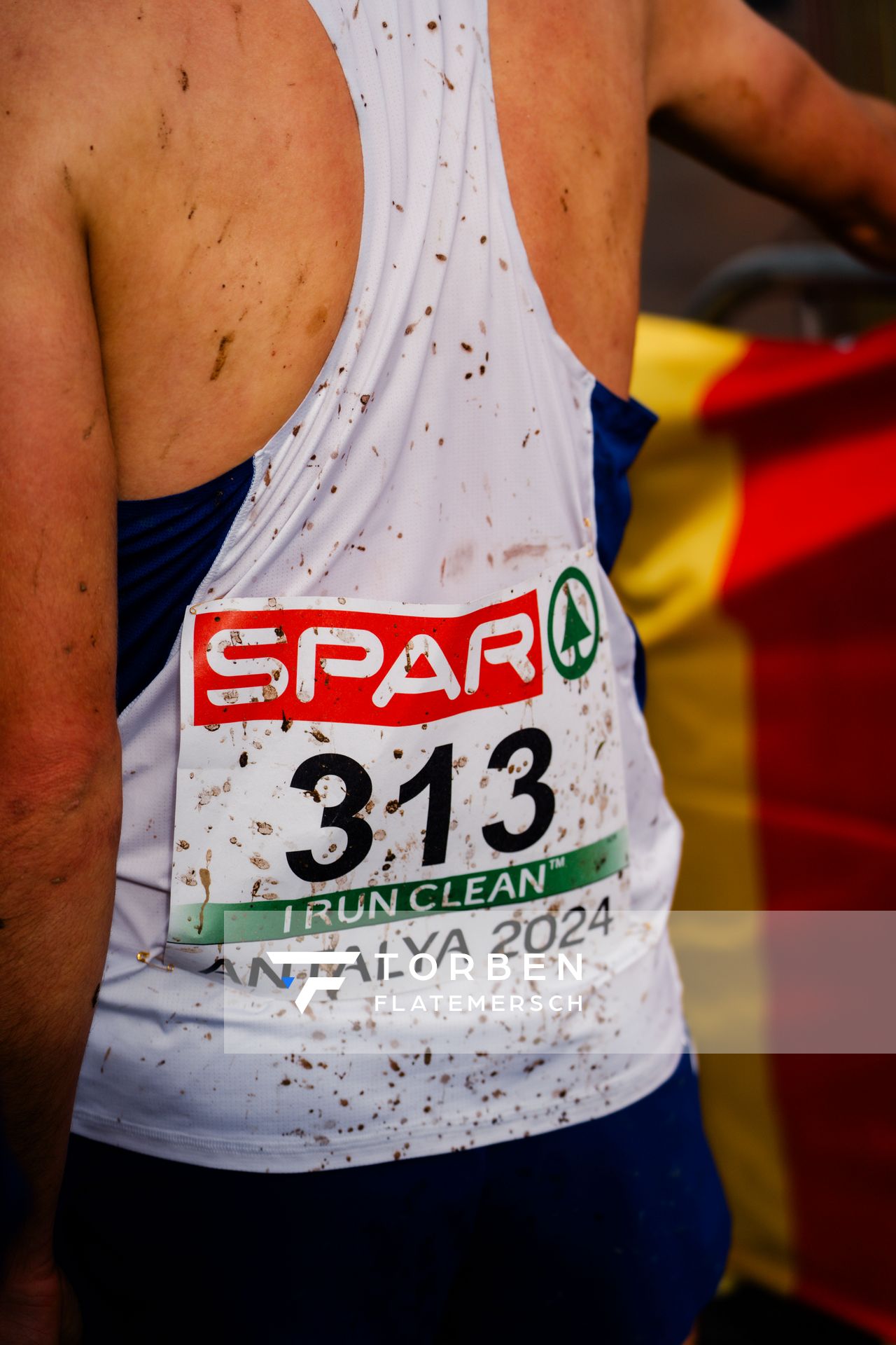 am 08.12.2024 bei den Crosslauf-Europameisterschaften in Antalya
