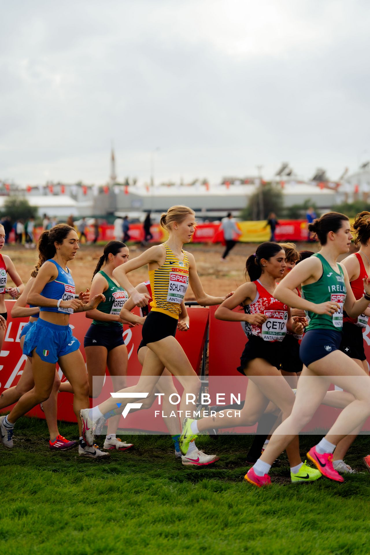 Pia Schlattmann (Germany) am 08.12.2024 bei den Crosslauf-Europameisterschaften in Antalya