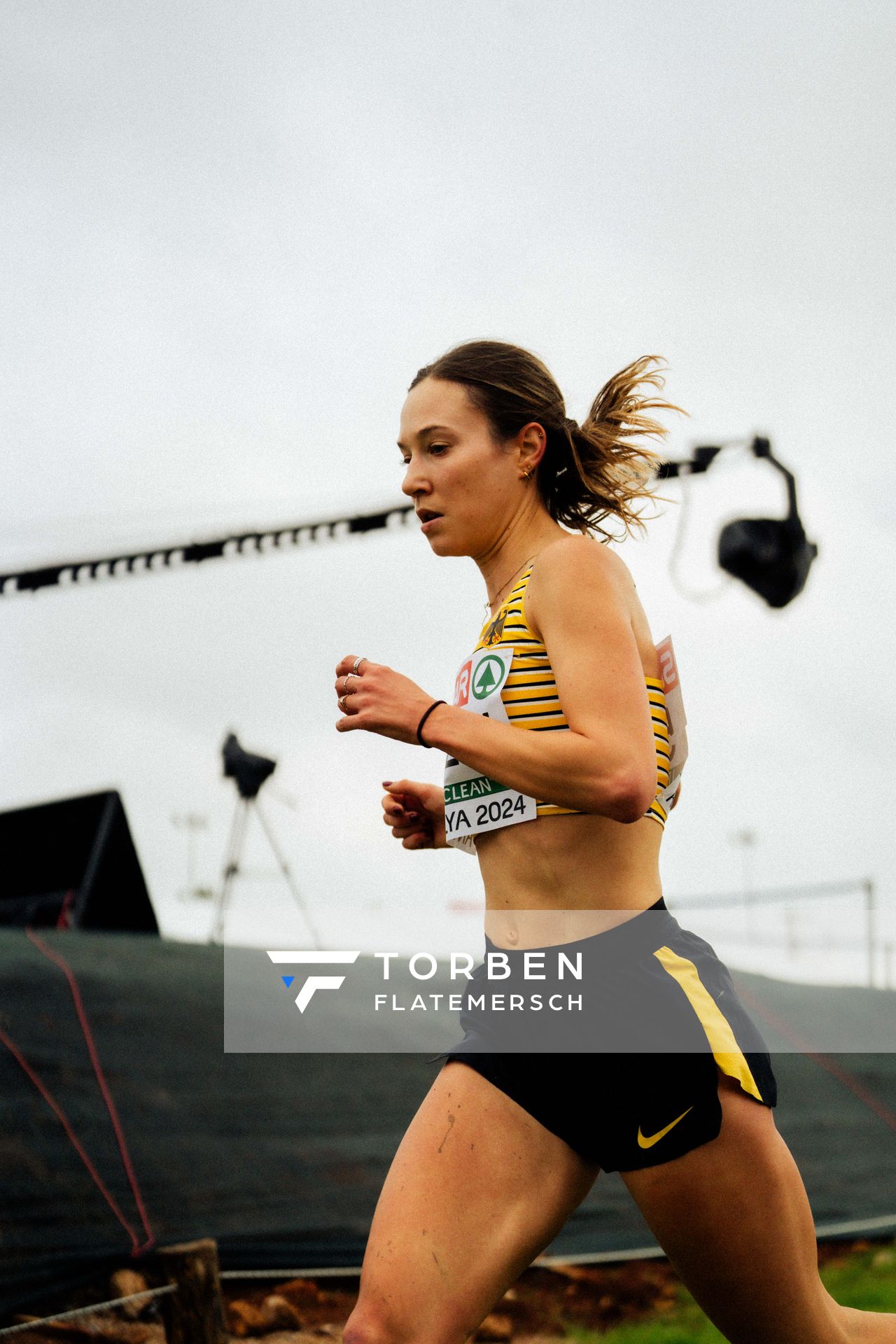 Hanna Klein (Germany) am 08.12.2024 bei den Crosslauf-Europameisterschaften in Antalya