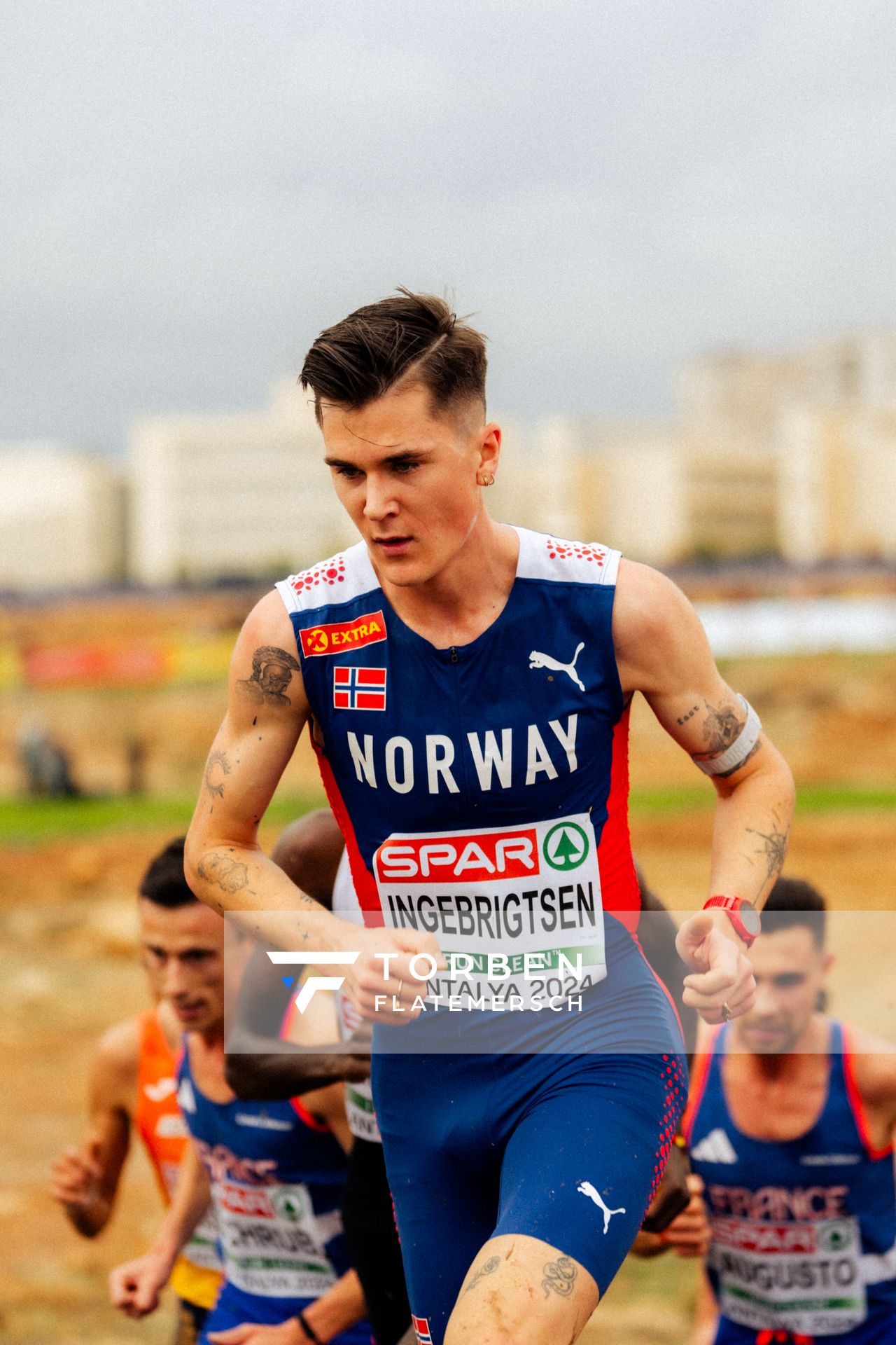 Jakob Ingebrigtsen (Norway) am 08.12.2024 bei den Crosslauf-Europameisterschaften in Antalya