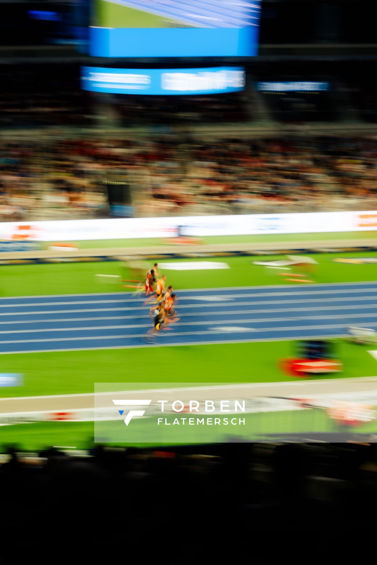 60m Vorlauf der Männer beim ISTAF Indoor Düsseldorf am 09.02.2025 im PSD Bank Dome in Düsseldorf