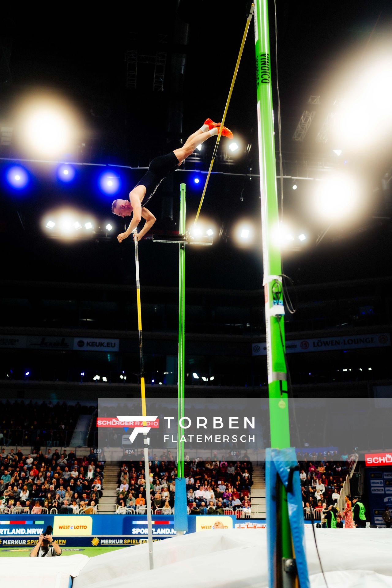 Sam  Kendricks (USA) beim ISTAF Indoor Düsseldorf am 09.02.2025 im PSD Bank Dome in Düsseldorf