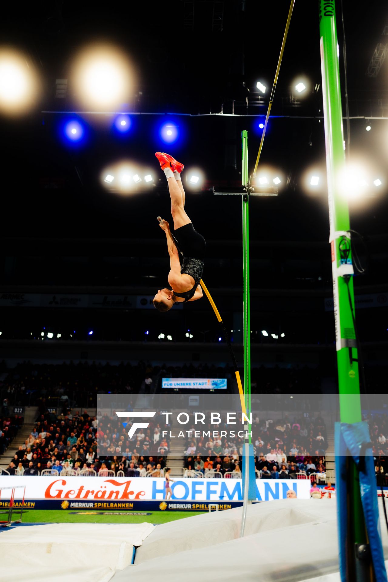 Sam  Kendricks (USA) beim ISTAF Indoor Düsseldorf am 09.02.2025 im PSD Bank Dome in Düsseldorf