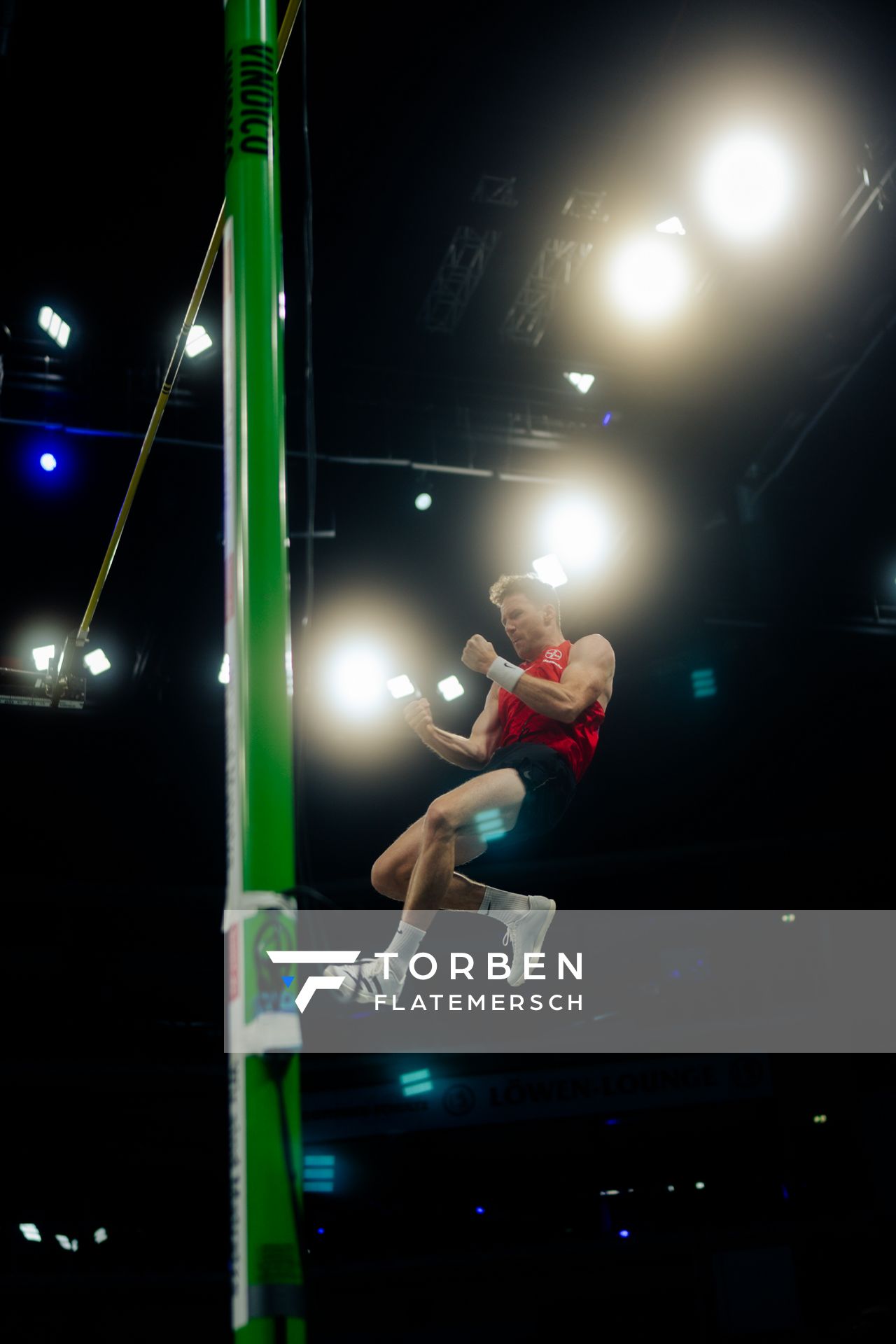 Torben Blech (GER) beim ISTAF Indoor Düsseldorf am 09.02.2025 im PSD Bank Dome in Düsseldorf