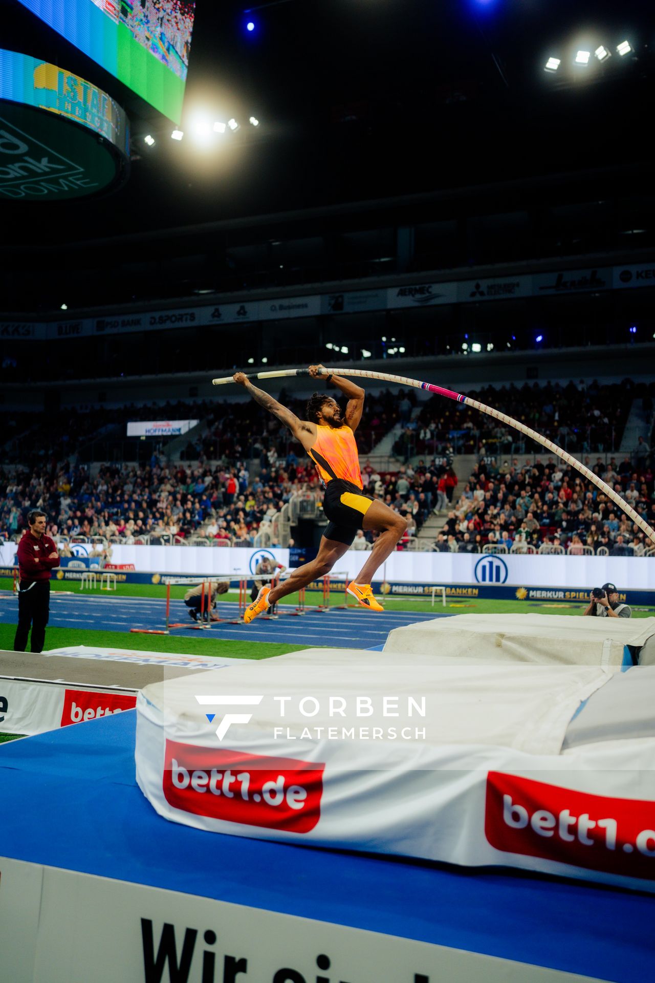 Bo Kanda Lita Baehre (GER) beim ISTAF Indoor Düsseldorf am 09.02.2025 im PSD Bank Dome in Düsseldorf