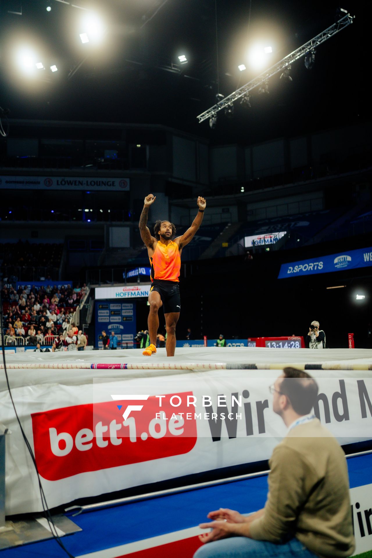 Bo Kanda Lita Baehre (GER) beim ISTAF Indoor Düsseldorf am 09.02.2025 im PSD Bank Dome in Düsseldorf