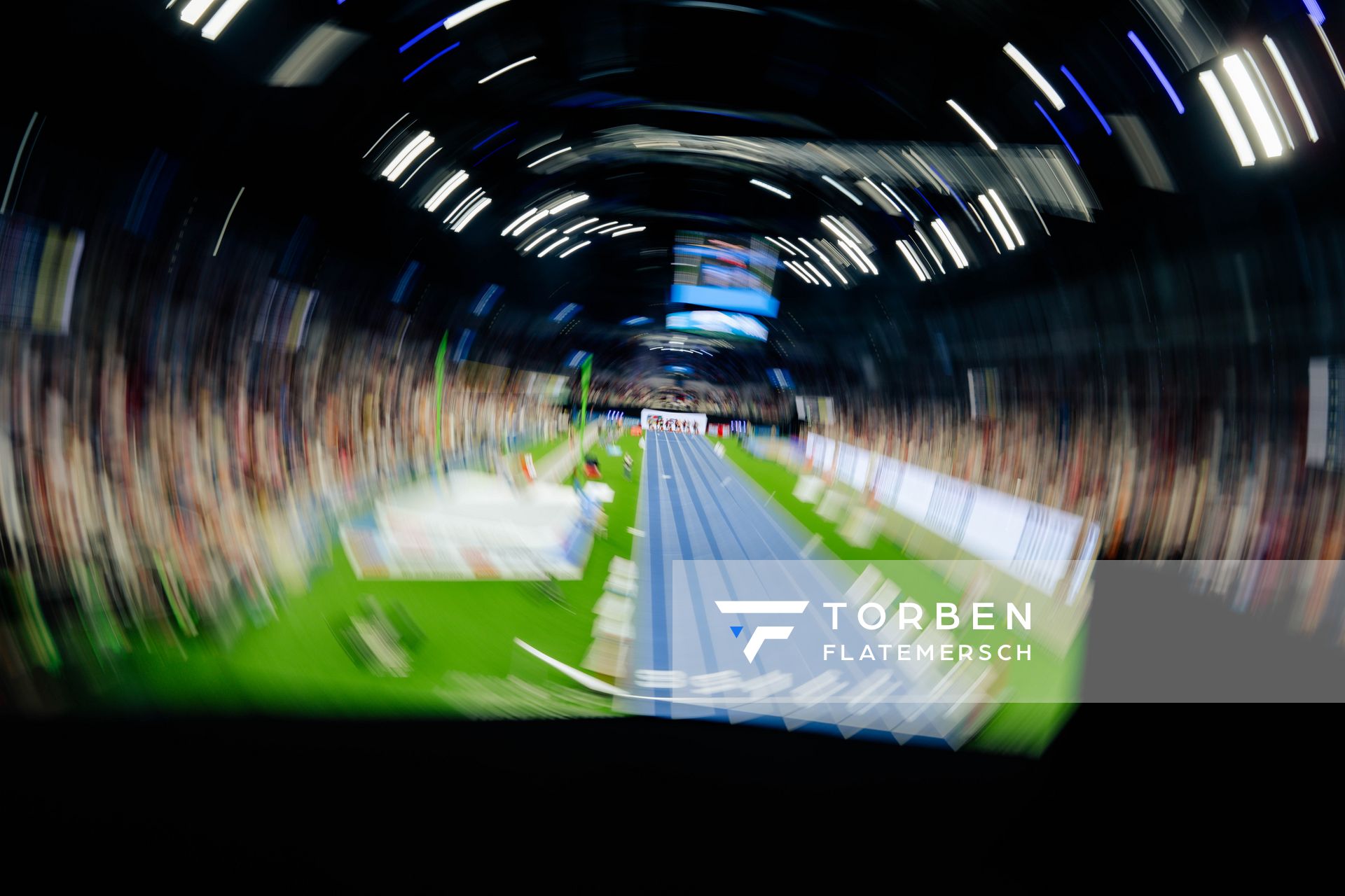 60 m Finale der Männer beim ISTAF Indoor Düsseldorf am 09.02.2025 im PSD Bank Dome in Düsseldorf
