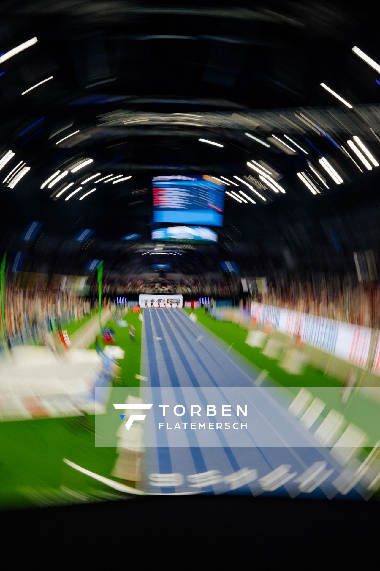 60 m Finale der Männer beim ISTAF Indoor Düsseldorf am 09.02.2025 im PSD Bank Dome in Düsseldorf