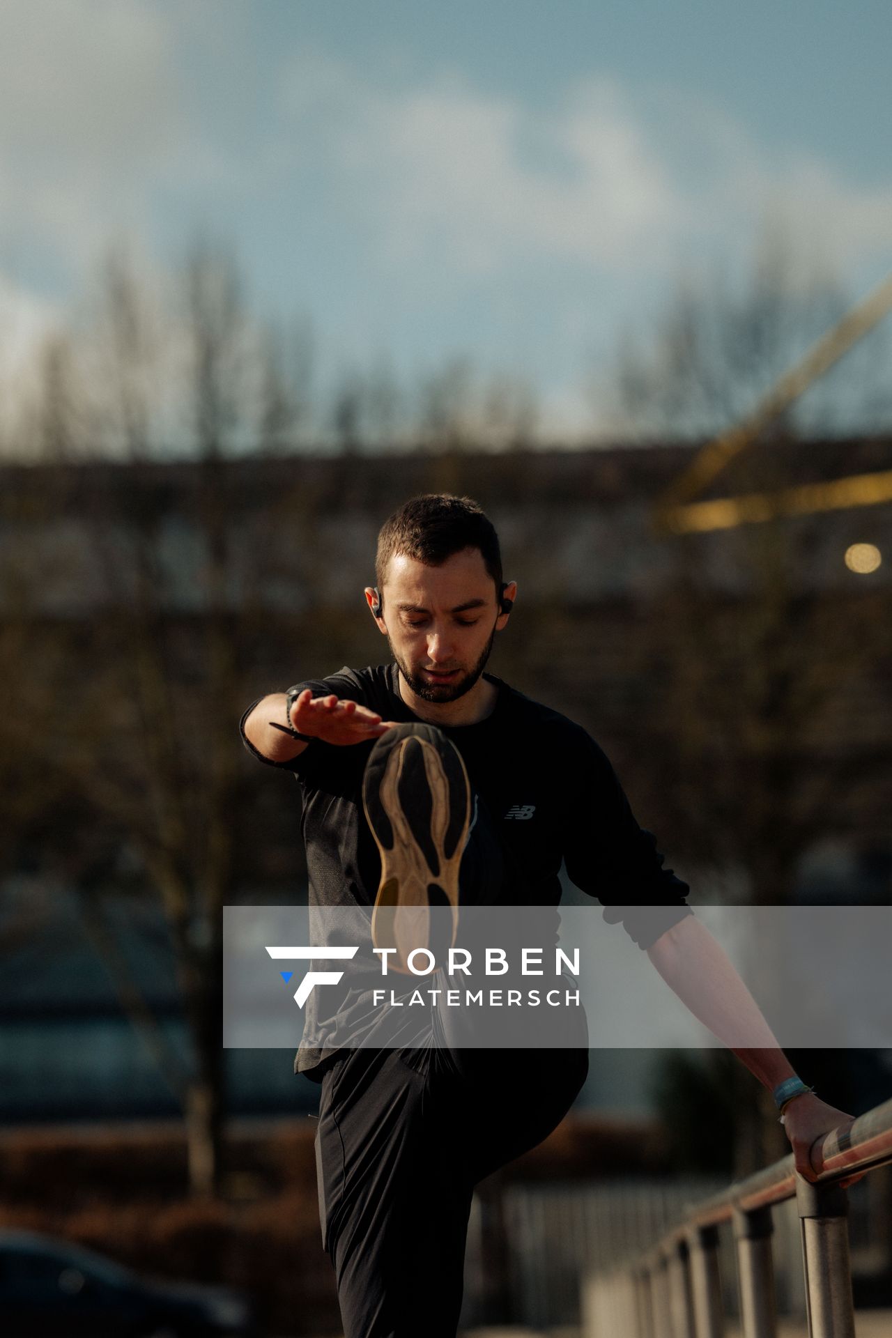 Maximilian Thorwirth (SFD 75 Düsseldorf) bei den deutschen Hallenmeisterschaften am 23.02.2025 in der Helmut-Körnig-Halle in Dortmund