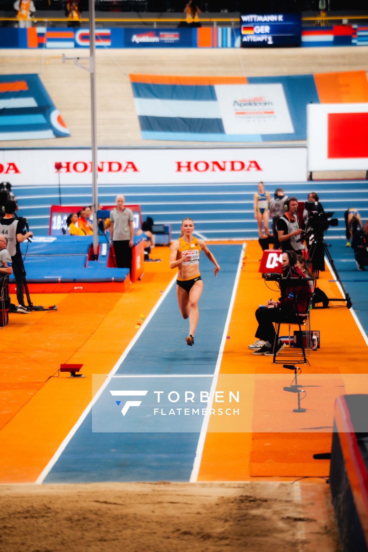 Ilionis GUILLAUME (FRA) during the European Athletics Indoor Championships on 06/03/2025 at the Omnisport Arena in Apeldoorn