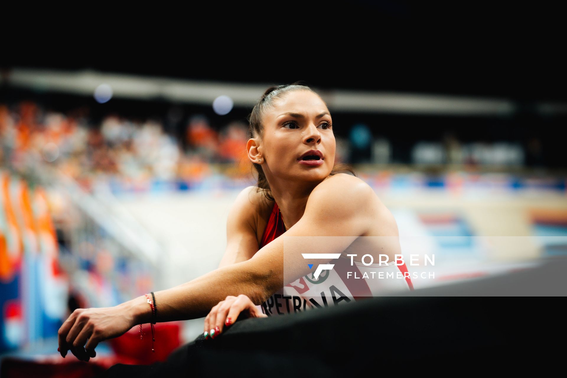 Tuğba DANIŞMAZ (TUR) during the European Athletics Indoor Championships on 06/03/2025 at the Omnisport Arena in Apeldoorn