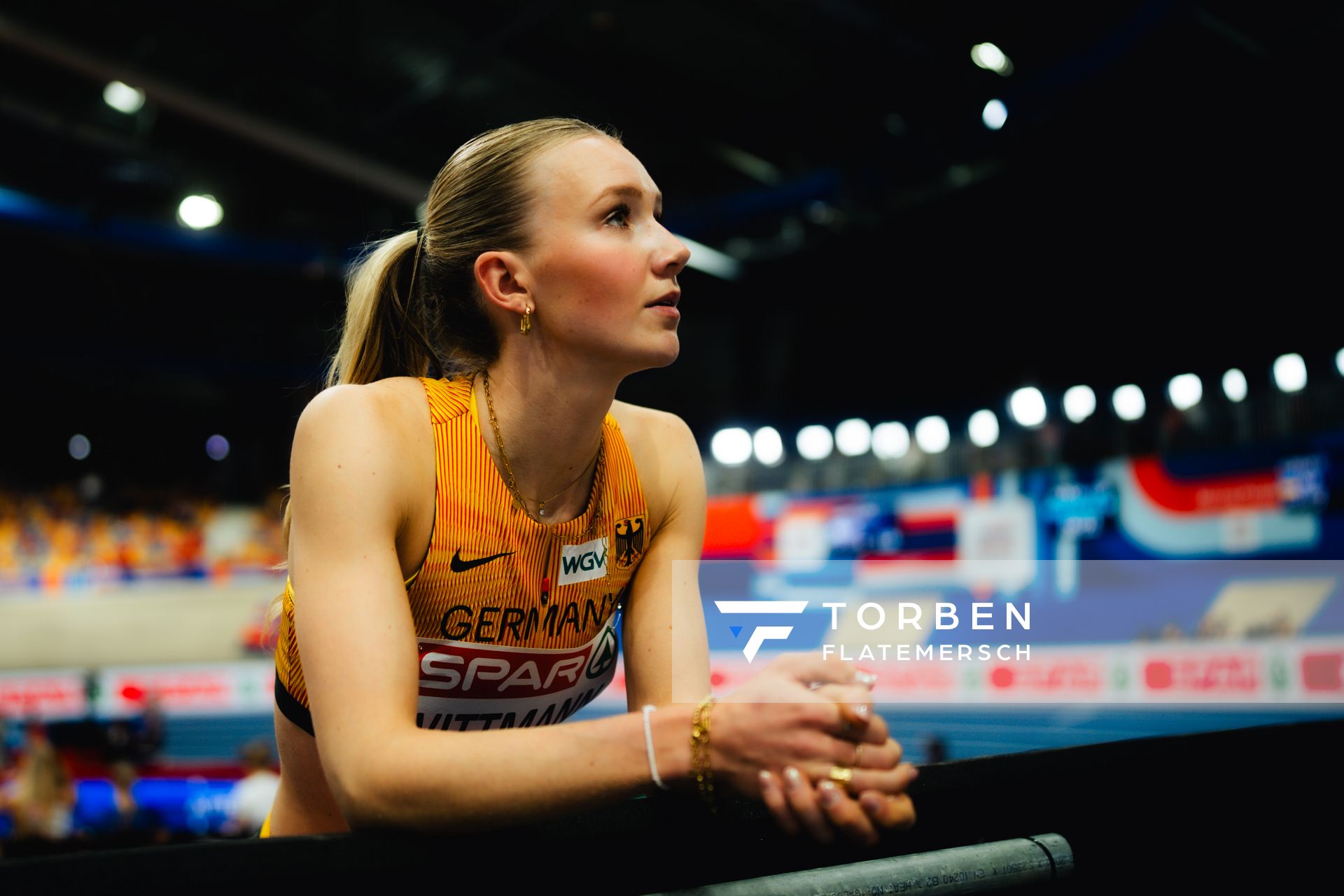 Kira Wittmann (GER/Germany) during the European Athletics Indoor Championships on 06/03/2025 at the Omnisport Arena in Apeldoorn