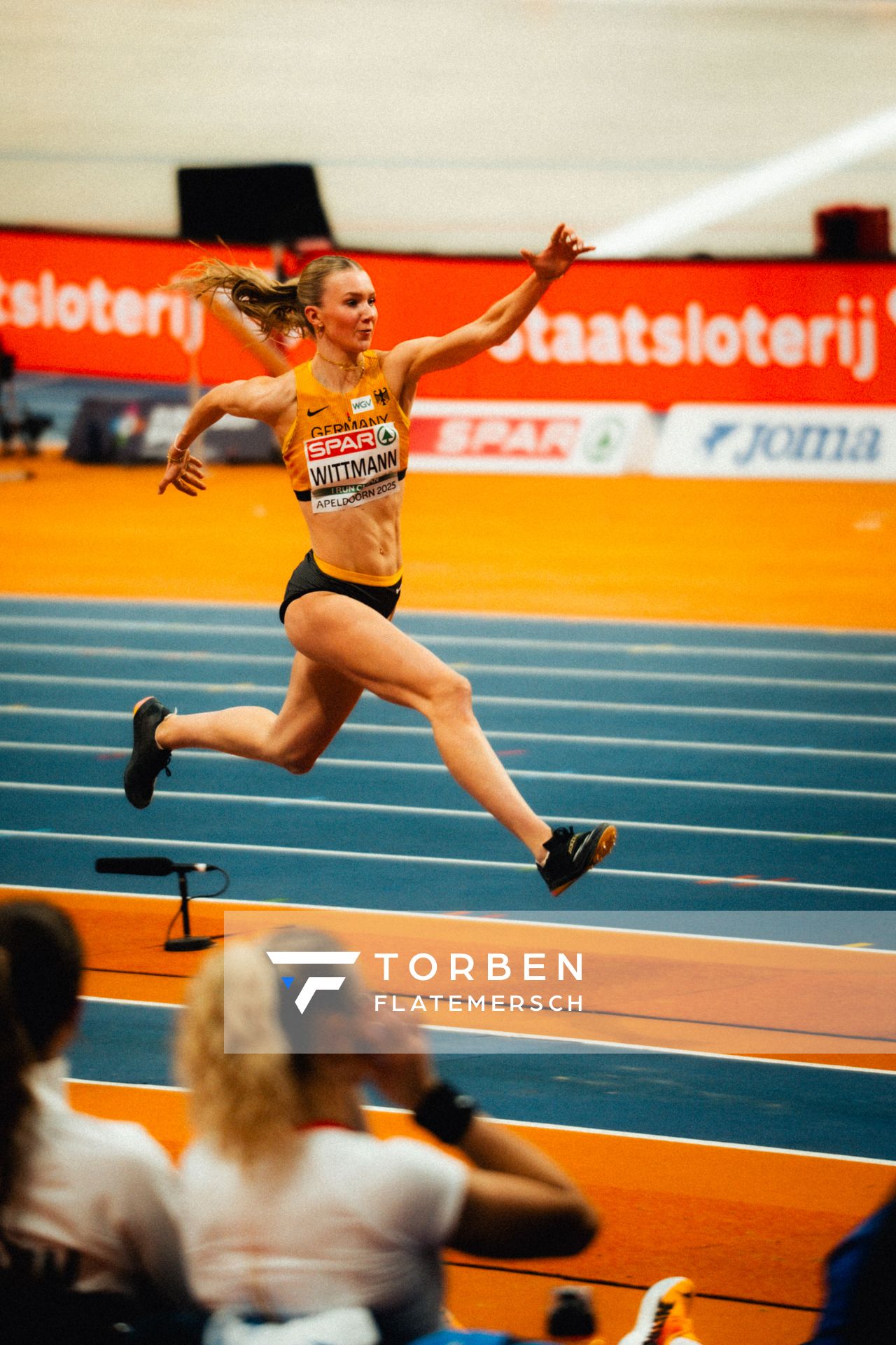 Kira Wittmann (GER/Germany) during the European Athletics Indoor Championships on 06/03/2025 at the Omnisport Arena in Apeldoorn
