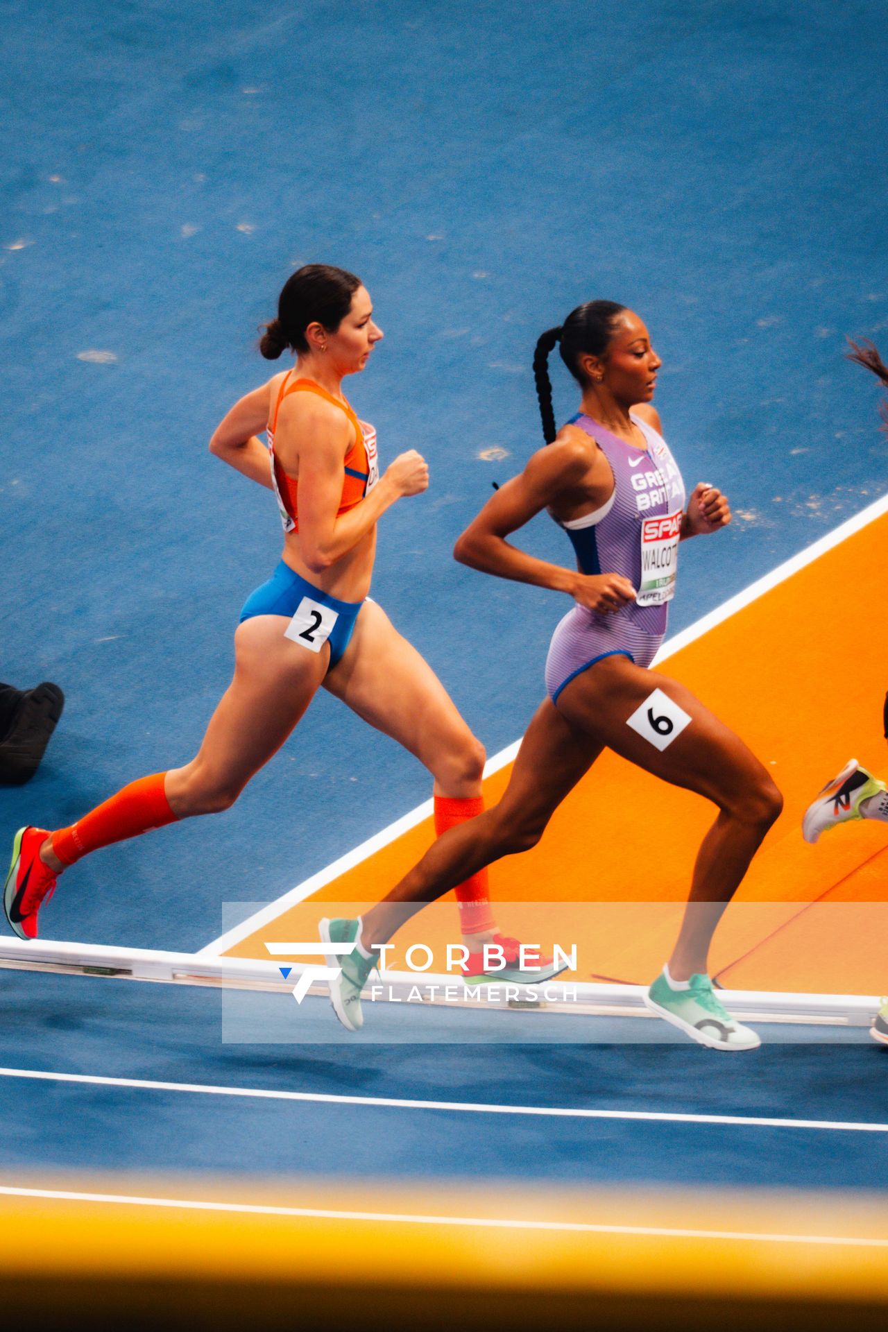 Marissa Damink (NED) during the European Athletics Indoor Championships on 06/03/2025 at the Omnisport Arena in Apeldoorn