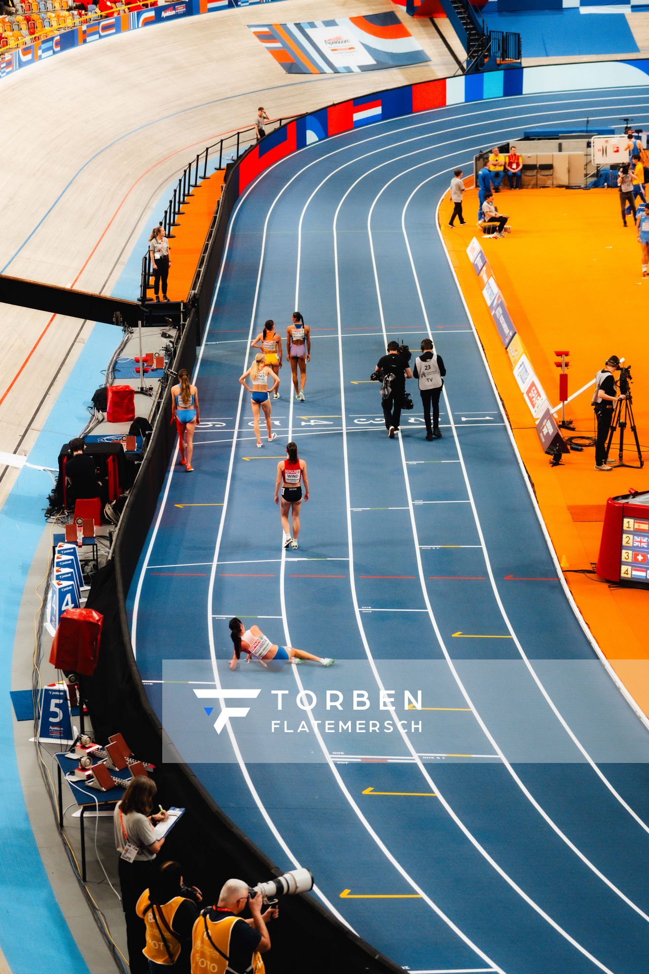 1500m Heat 3 during the European Athletics Indoor Championships on 06/03/2025 at the Omnisport Arena in Apeldoorn
