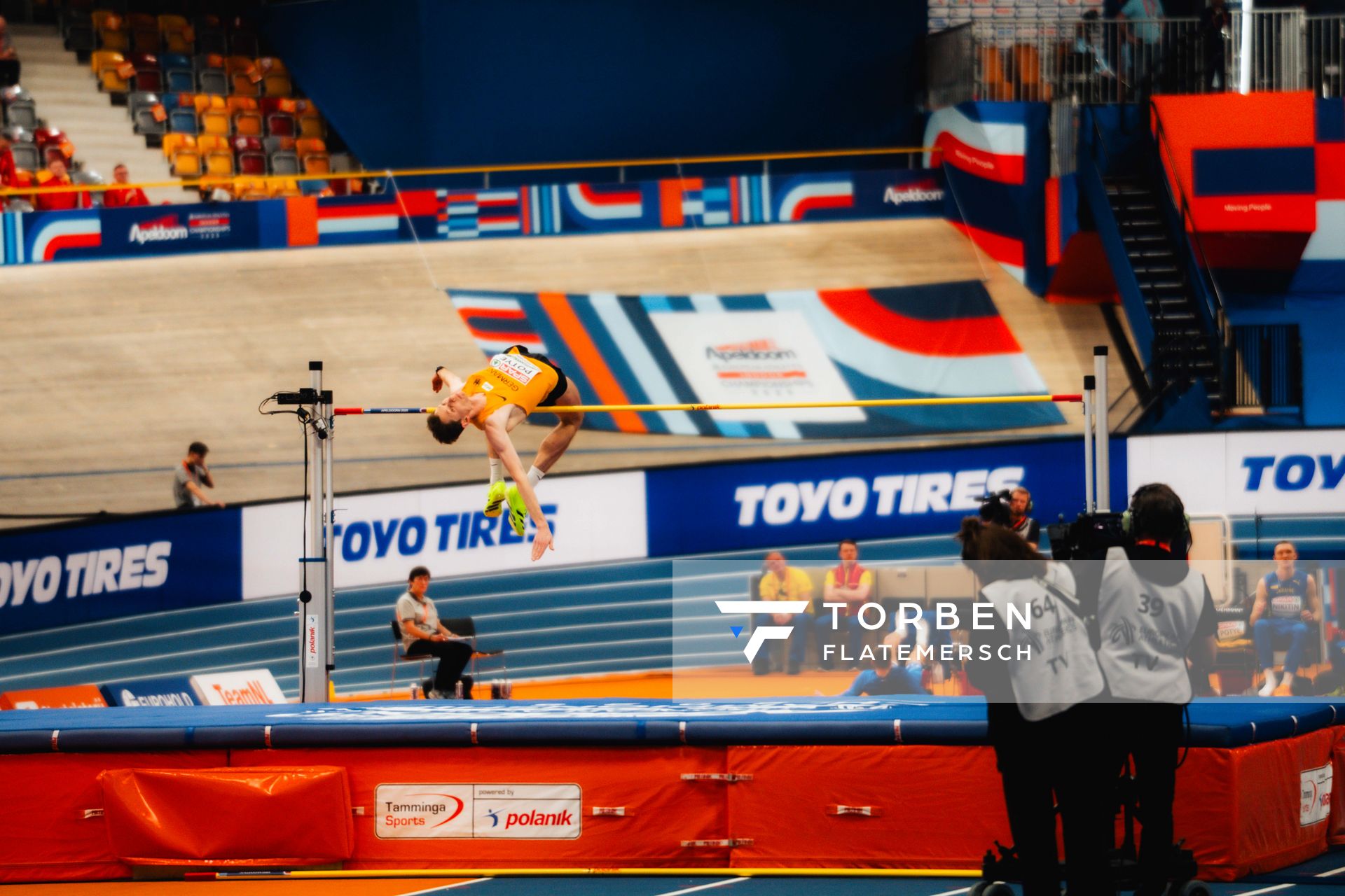 Tobias Potye (GER/Germany) during the European Athletics Indoor Championships on 06/03/2025 at the Omnisport Arena in Apeldoorn