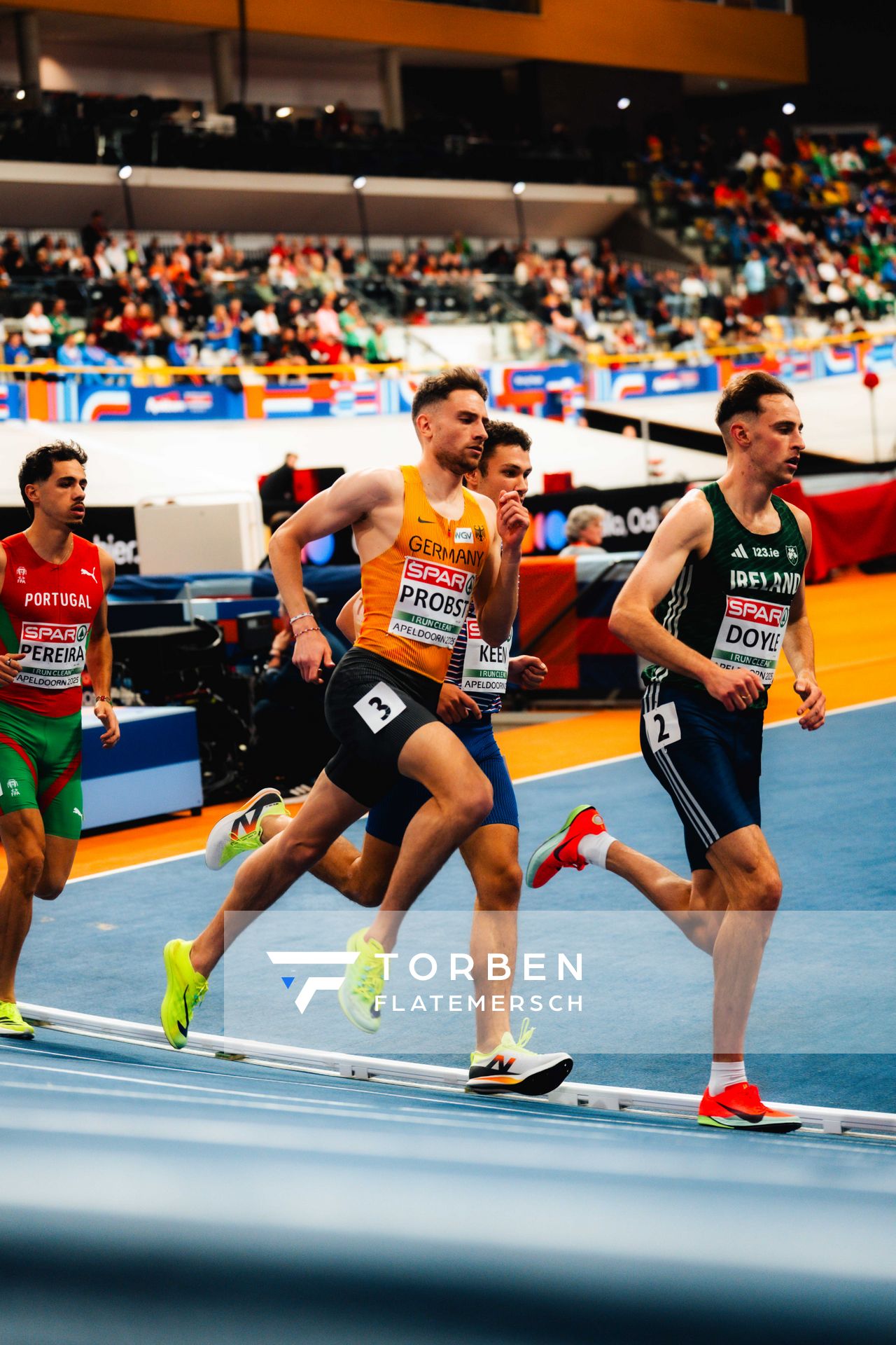 Marius PROBST (GER/Germany) during the European Athletics Indoor Championships on 06/03/2025 at the Omnisport Arena in Apeldoorn