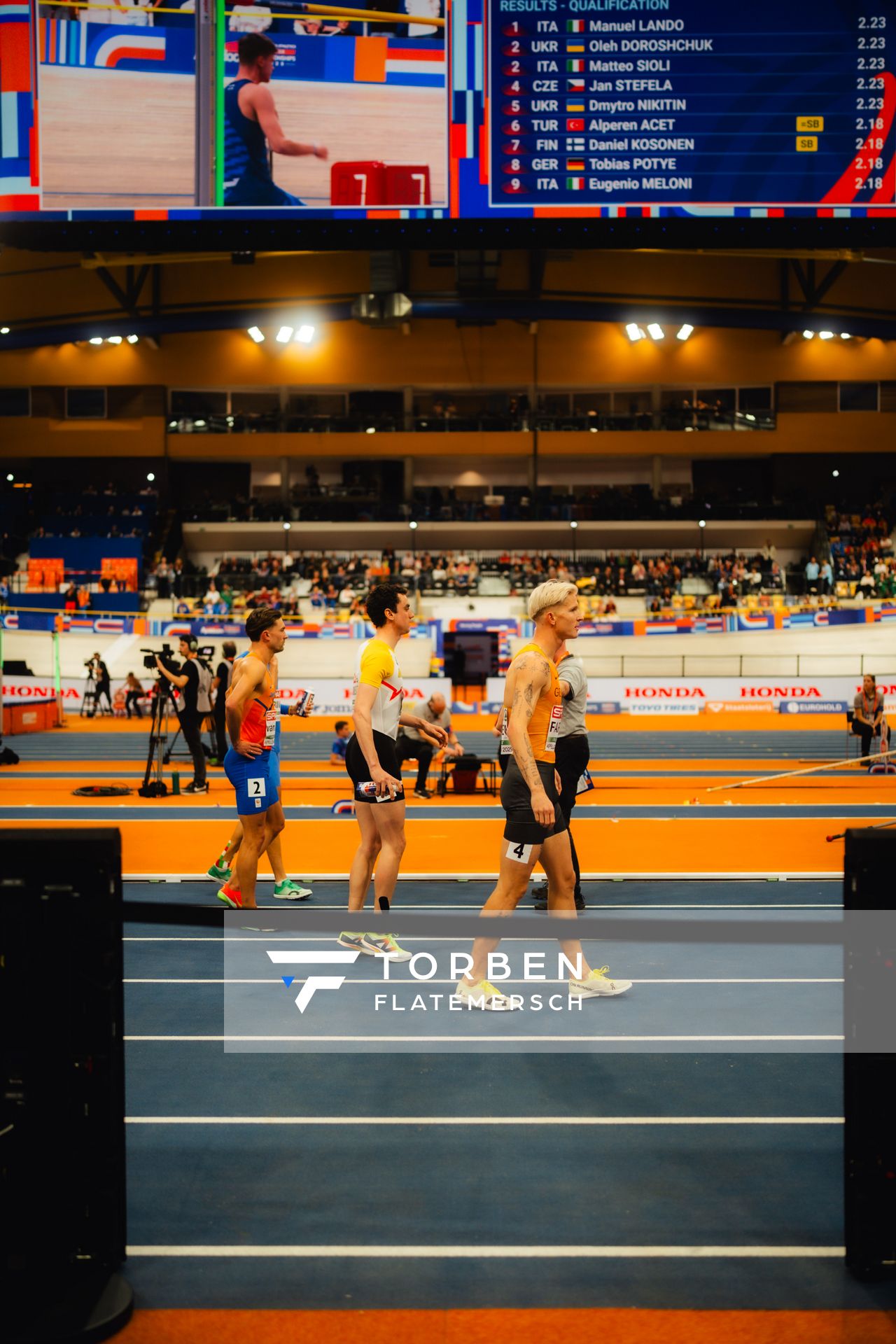 Robert FARKEN (GER) during the European Athletics Indoor Championships on 06/03/2025 at the Omnisport Arena in Apeldoorn