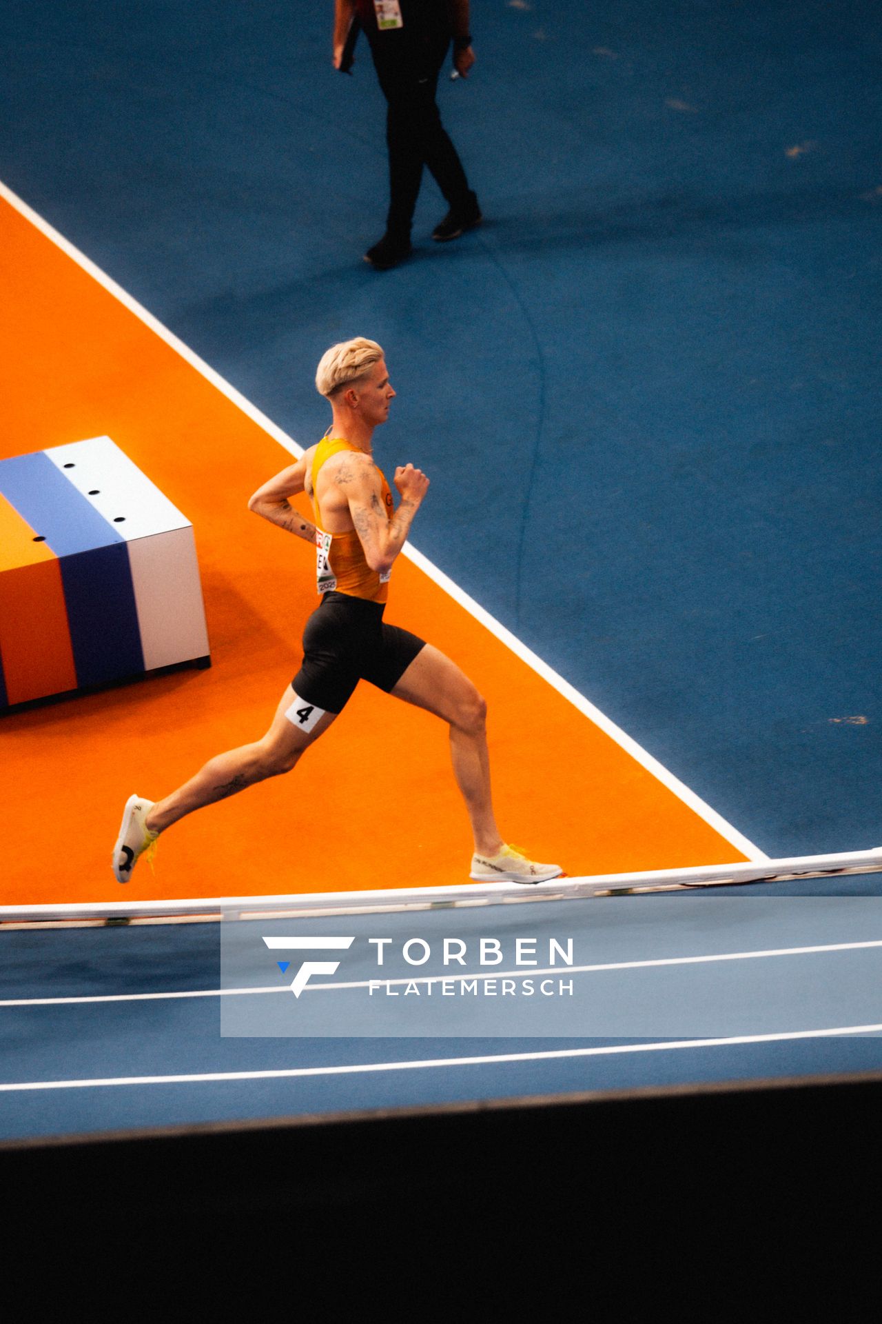 Robert FARKEN (GER/Germany) during the European Athletics Indoor Championships on 06/03/2025 at the Omnisport Arena in Apeldoorn