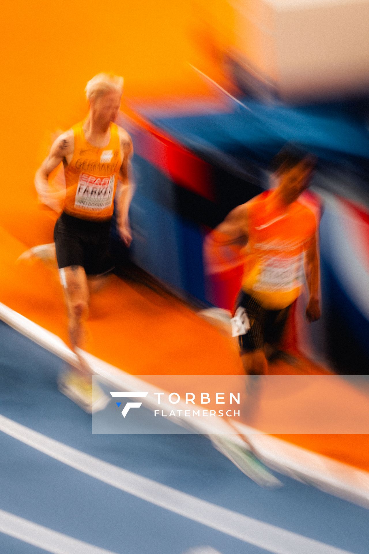 Robert FARKEN (GER) during the European Athletics Indoor Championships on 06/03/2025 at the Omnisport Arena in Apeldoorn