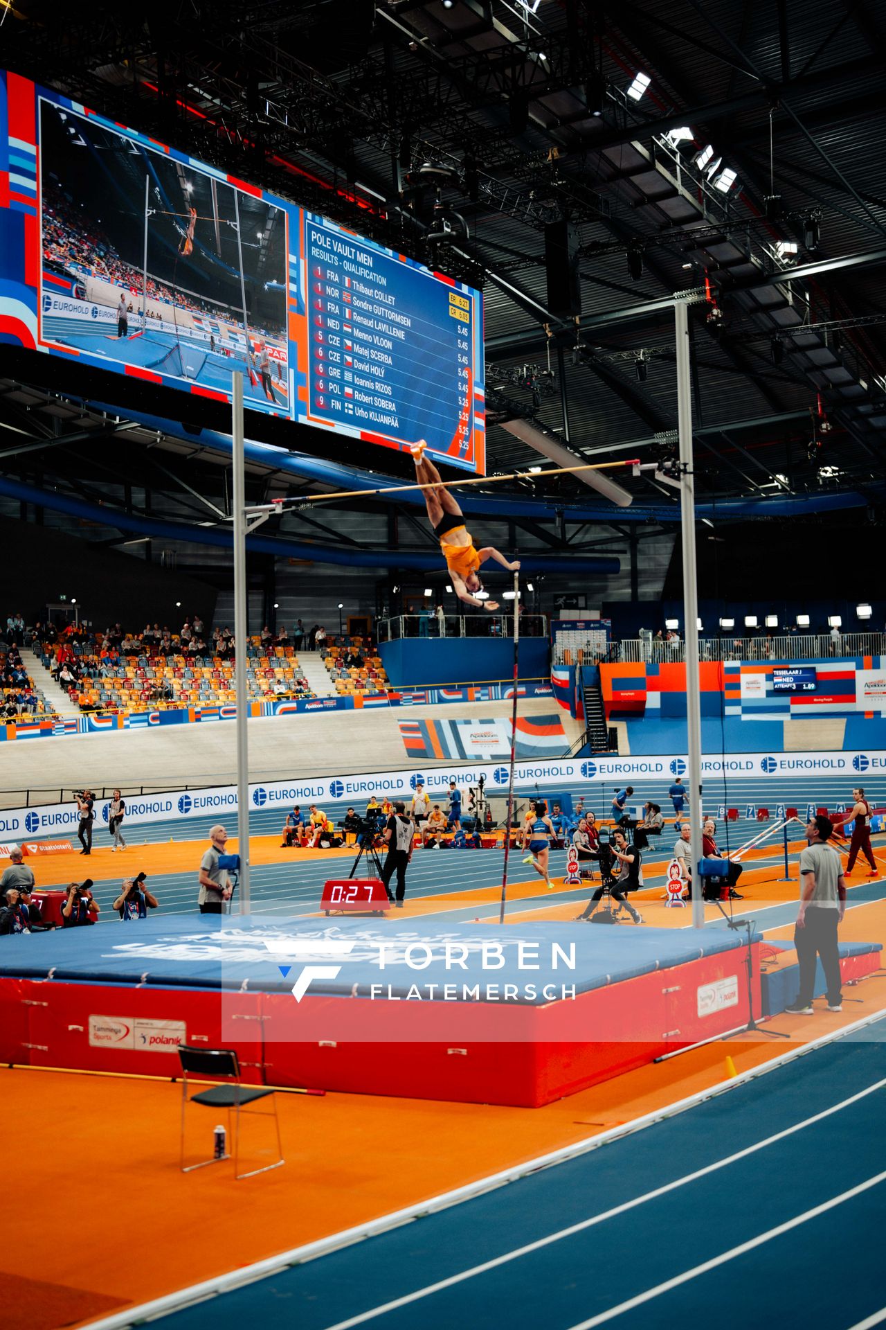 Oleg Zernikel (GER) during the European Athletics Indoor Championships on 07/03/2025 at the Omnisport Arena in Apeldoorn