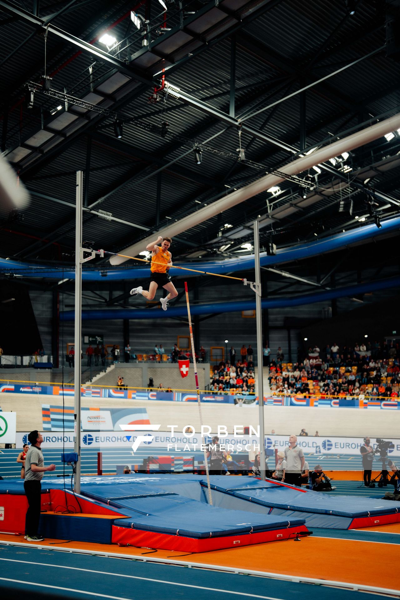 Torben Blech (GER)  during the European Athletics Indoor Championships on 07/03/2025 at the Omnisport Arena in Apeldoorn