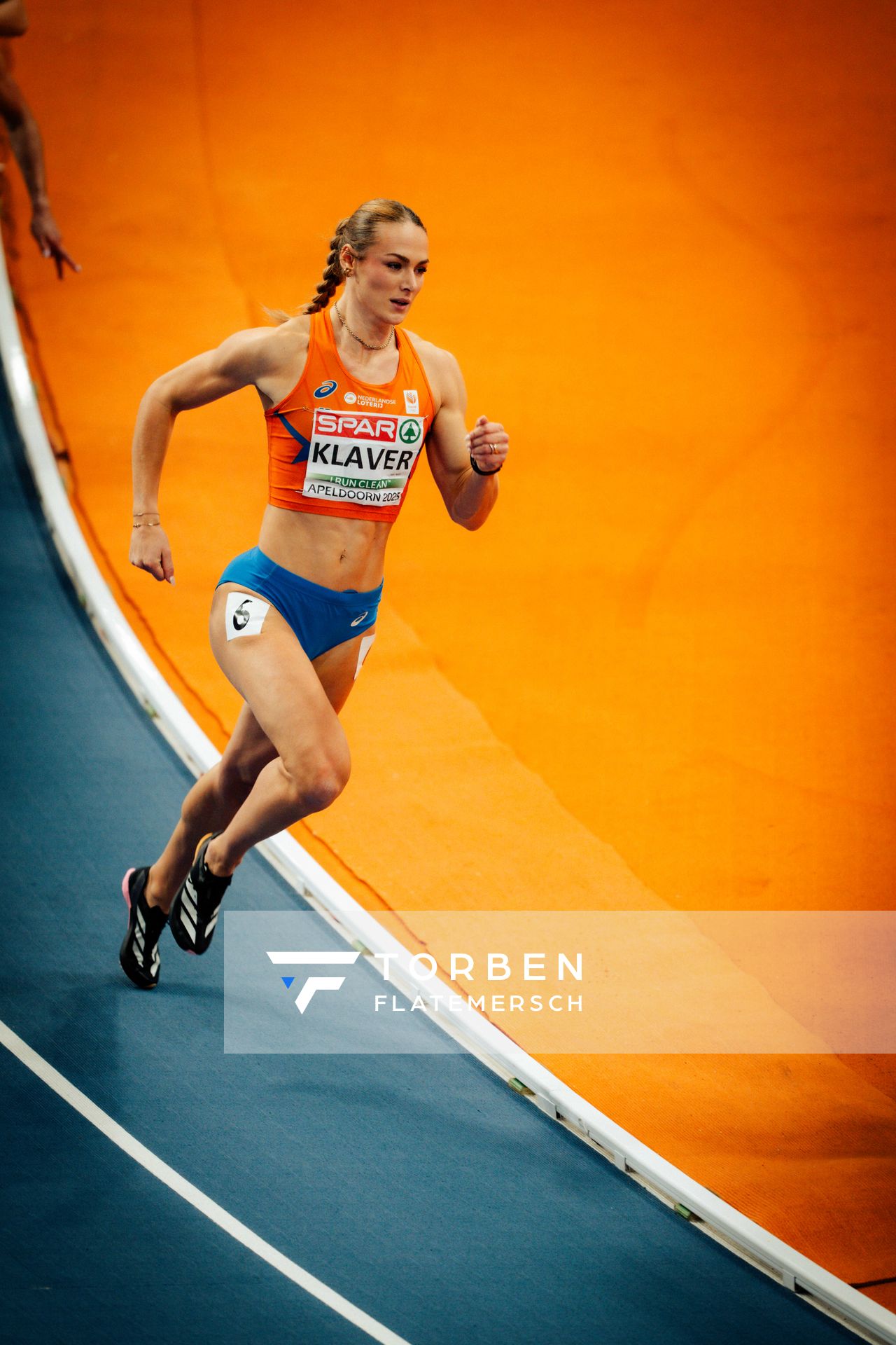 Lieke Klaver (NED/Netherlands) during the European Athletics Indoor Championships on 07/03/2025 at the Omnisport Arena in Apeldoorn
