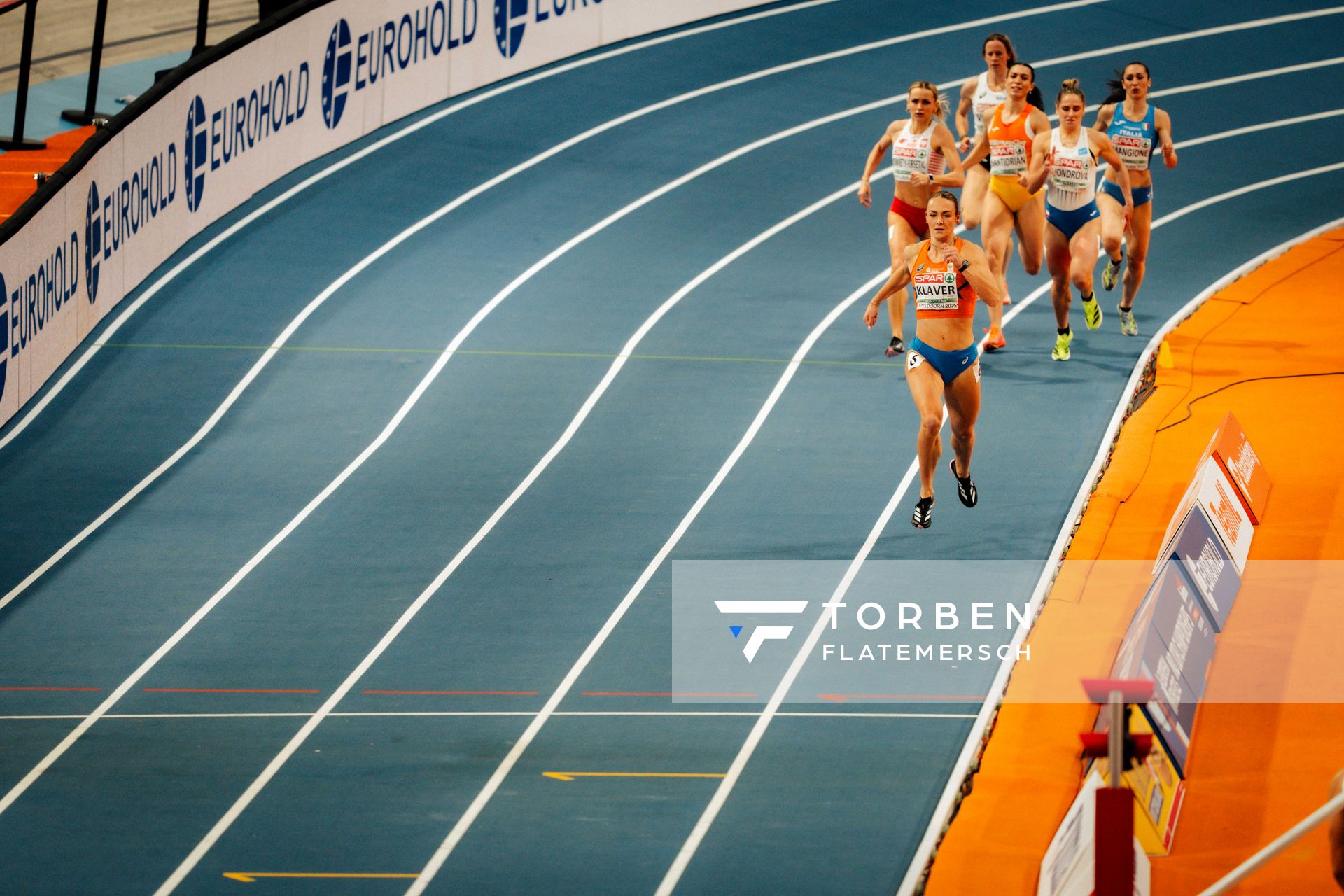 Lieke Klaver (NED/Netherlands) during the European Athletics Indoor Championships on 07/03/2025 at the Omnisport Arena in Apeldoorn