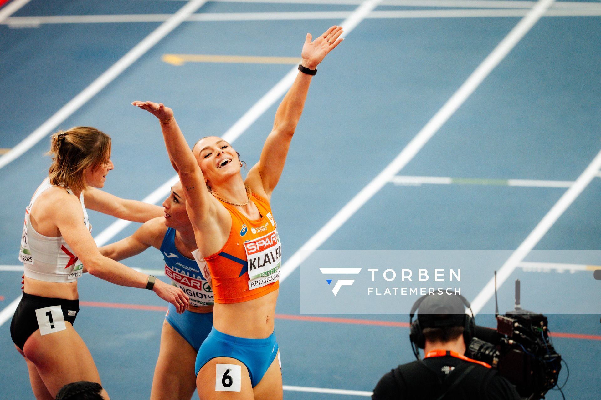 Lieke Klaver (NED/Netherlands) during the European Athletics Indoor Championships on 07/03/2025 at the Omnisport Arena in Apeldoorn
