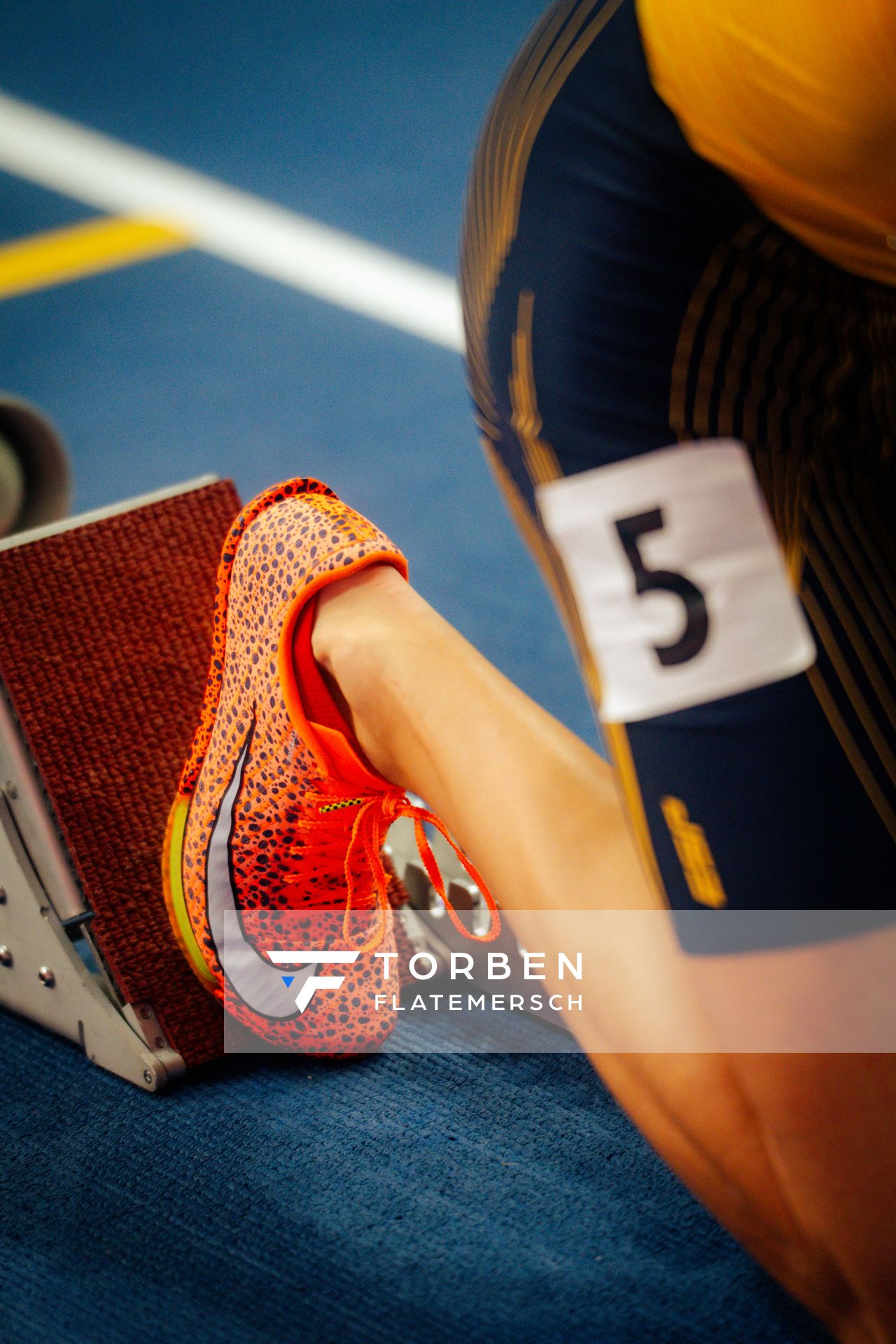 during the European Athletics Indoor Championships on 07/03/2025 at the Omnisport Arena in Apeldoorn