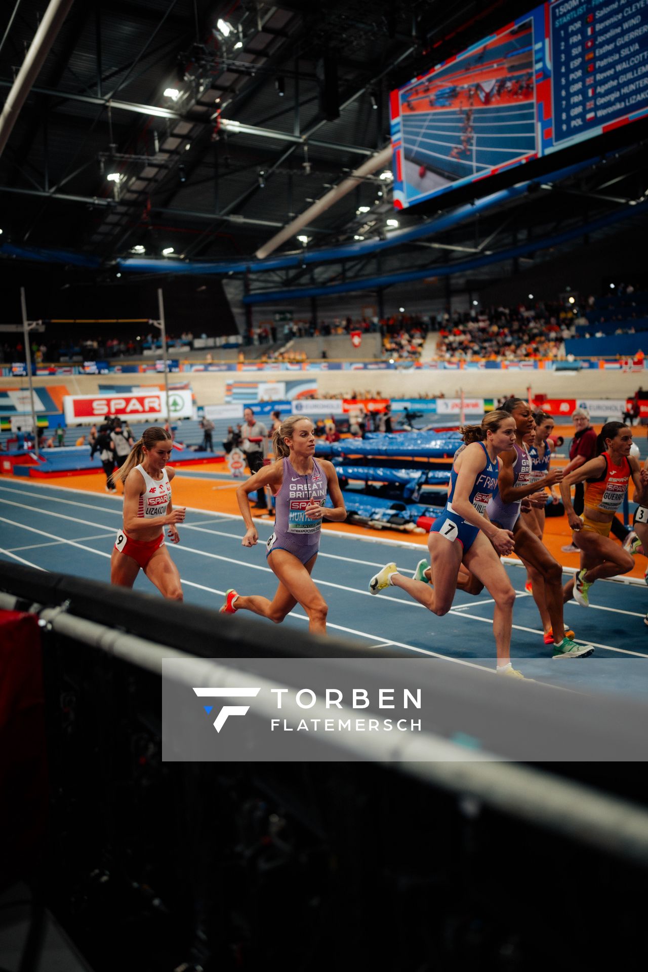 Georgia Hunter Bell (GBR/Great Britain) during the European Athletics Indoor Championships on 07/03/2025 at the Omnisport Arena in Apeldoorn