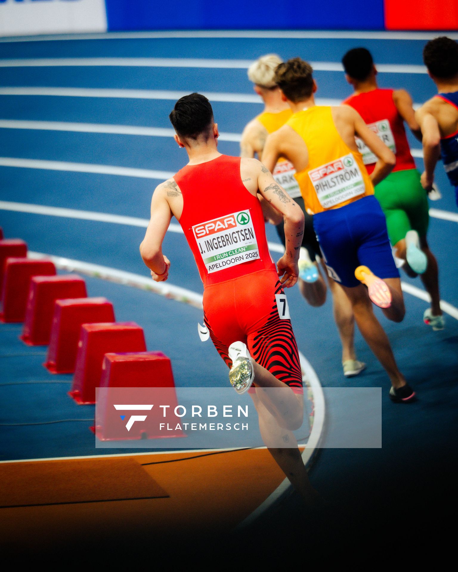 Jakob INGEBRIGTSEN (NOR) during the European Athletics Indoor Championships on 07/03/2025 at the Omnisport Arena in Apeldoorn