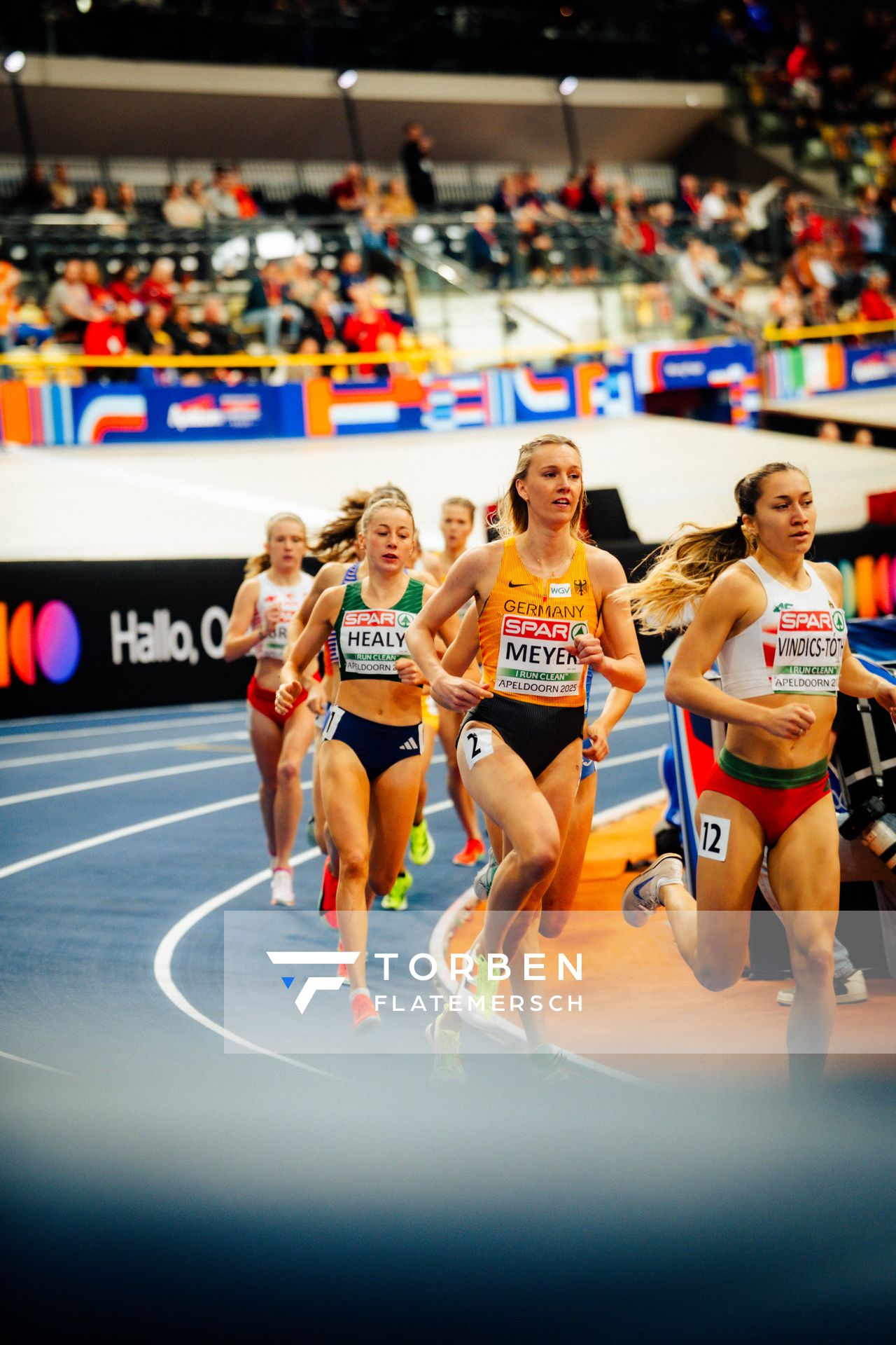 Lea Meyer (GER/Germany) during the European Athletics Indoor Championships on 08/03/2025 at the Omnisport Arena in Apeldoorn