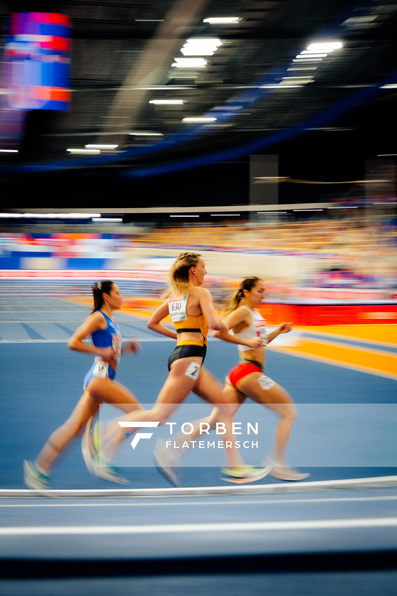 Lea Meyer (GER/Germany) during the European Athletics Indoor Championships on 08/03/2025 at the Omnisport Arena in Apeldoorn