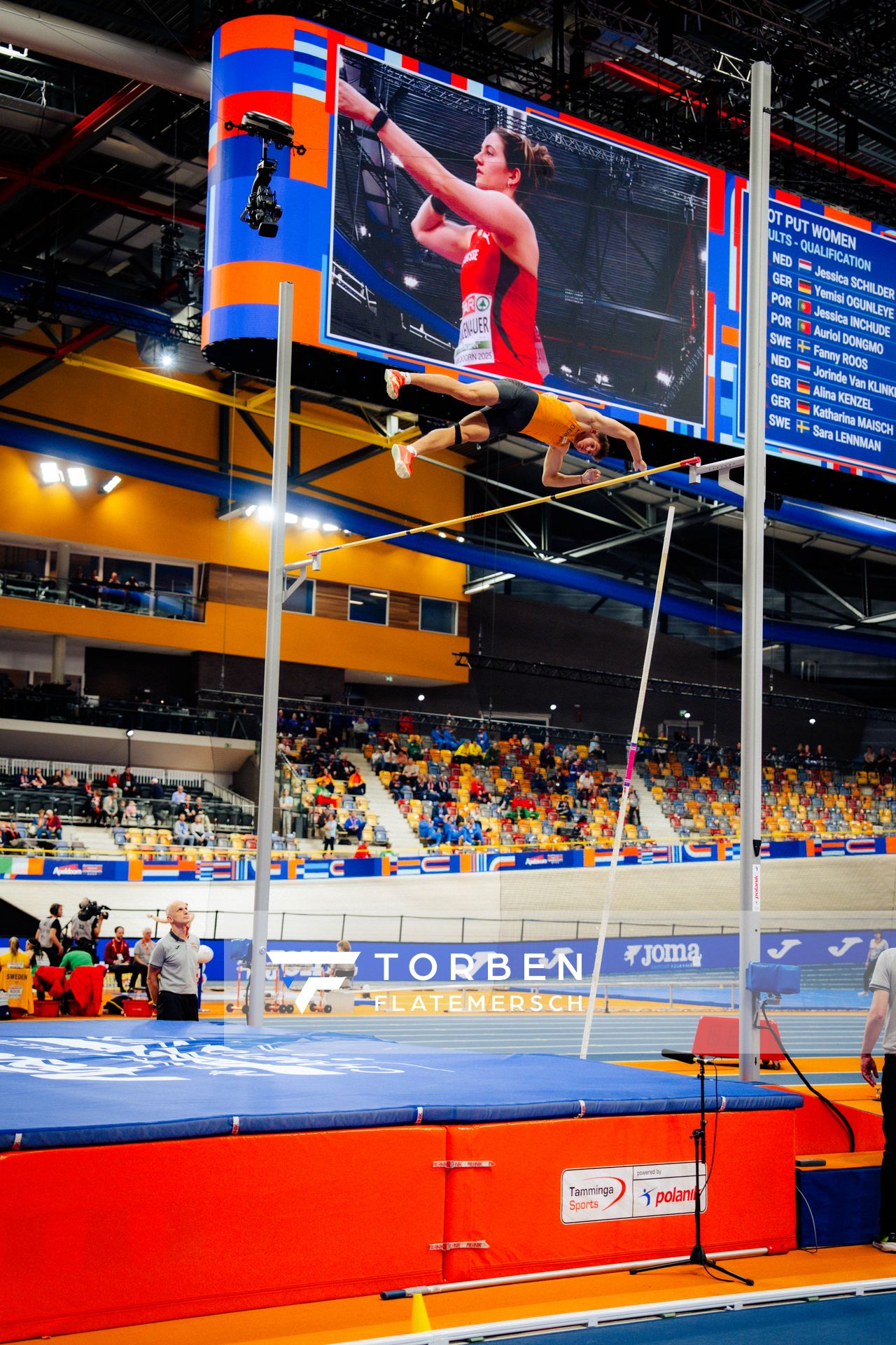 Marcel MEYER (GER/Germany) during the European Athletics Indoor Championships on 08/03/2025 at the Omnisport Arena in Apeldoorn