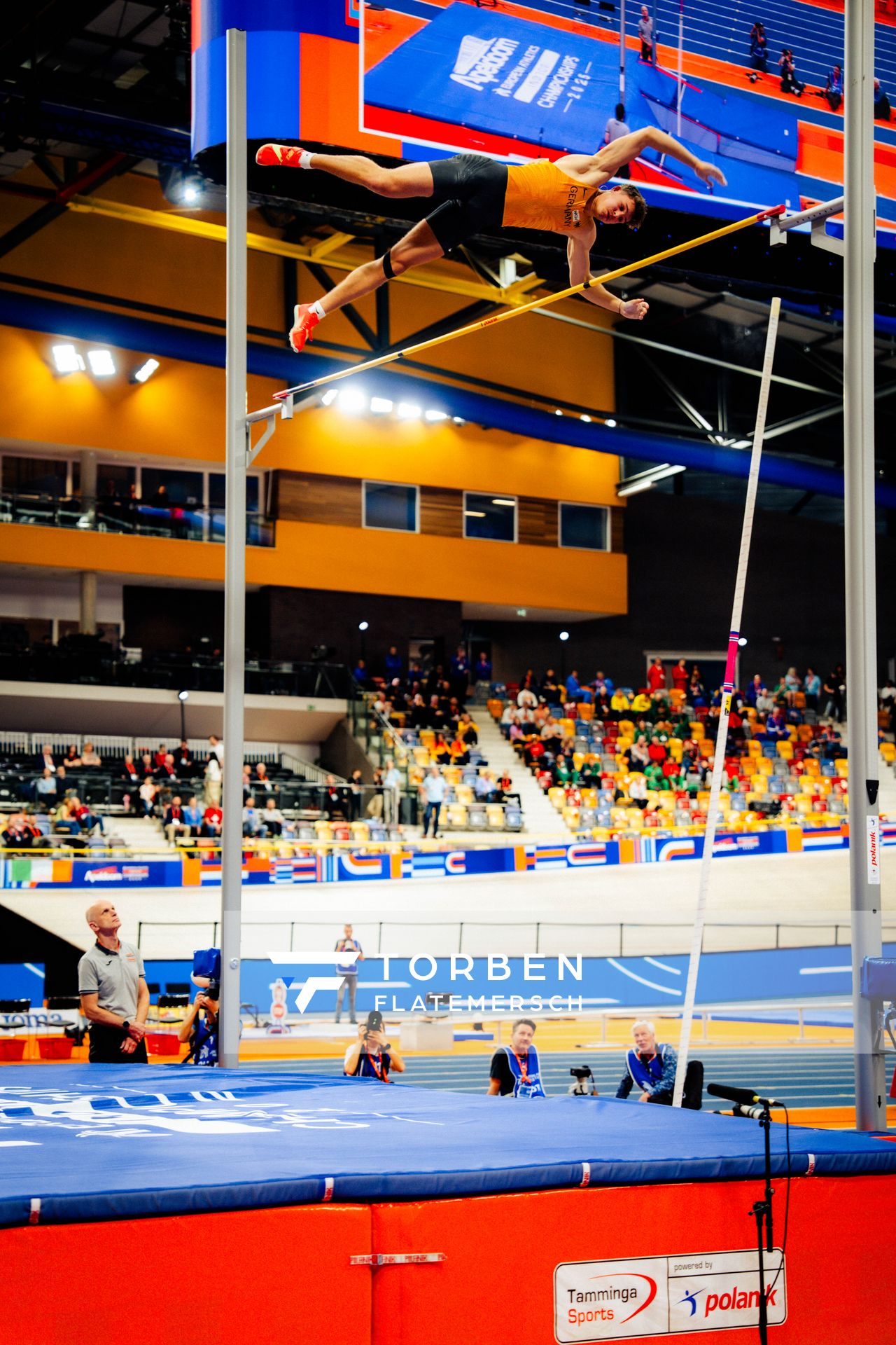 Marcel MEYER (GER/Germany) during the European Athletics Indoor Championships on 08/03/2025 at the Omnisport Arena in Apeldoorn