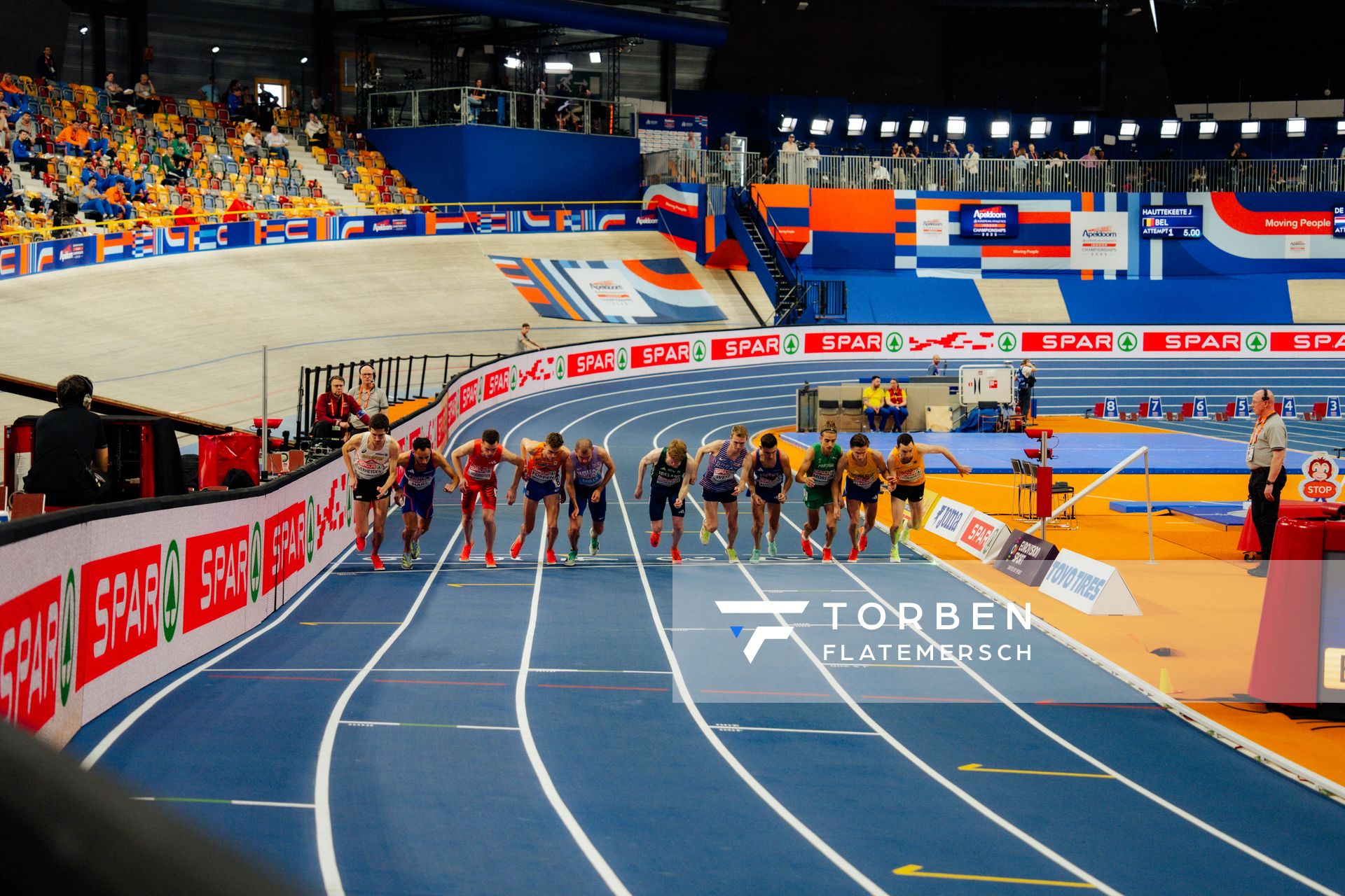 1500m Heat during the European Athletics Indoor Championships on 08/03/2025 at the Omnisport Arena in Apeldoorn