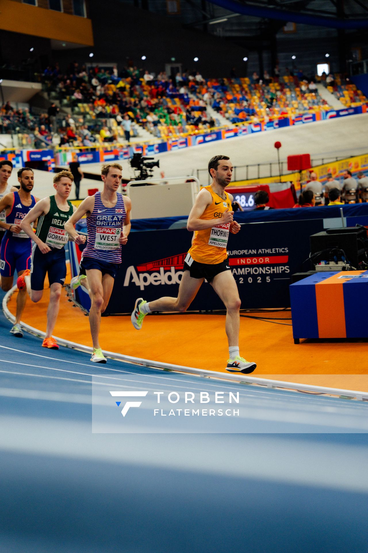Maximilian Thorwirth (GER/Germany) during the European Athletics Indoor Championships on 08/03/2025 at the Omnisport Arena in Apeldoorn