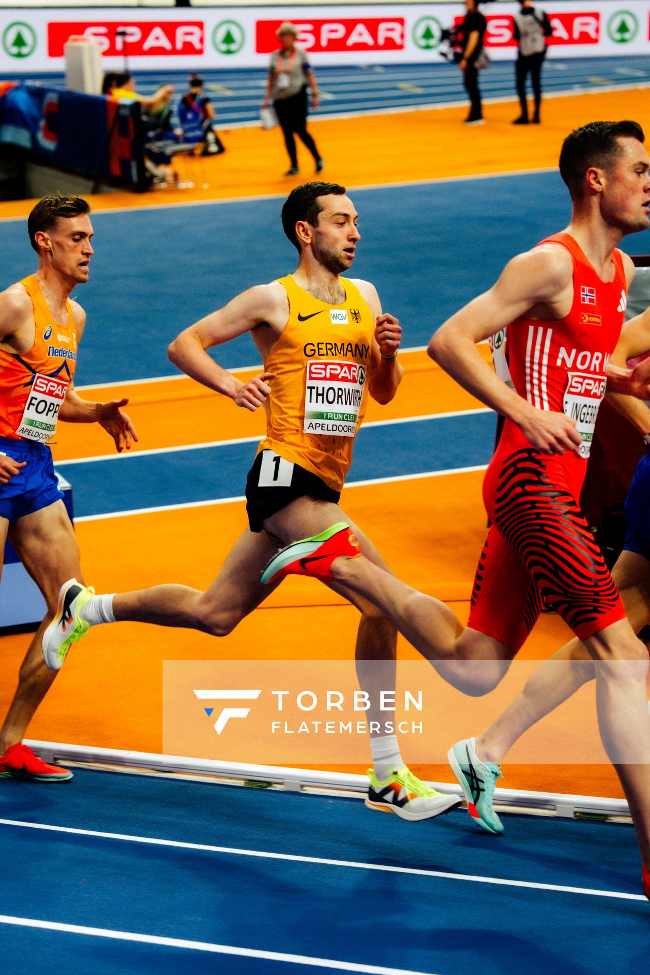 Maximilian Thorwirth (GER/Germany) during the European Athletics Indoor Championships on 08/03/2025 at the Omnisport Arena in Apeldoorn
