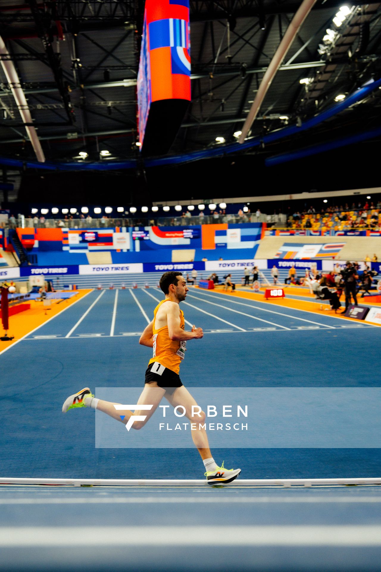 Maximilian Thorwirth (GER/Germany) during the European Athletics Indoor Championships on 08/03/2025 at the Omnisport Arena in Apeldoorn