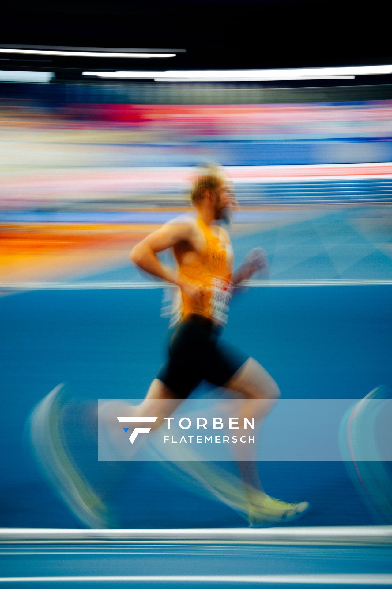 Florian Bremm (GER/Germany) during the European Athletics Indoor Championships on 08/03/2025 at the Omnisport Arena in Apeldoorn