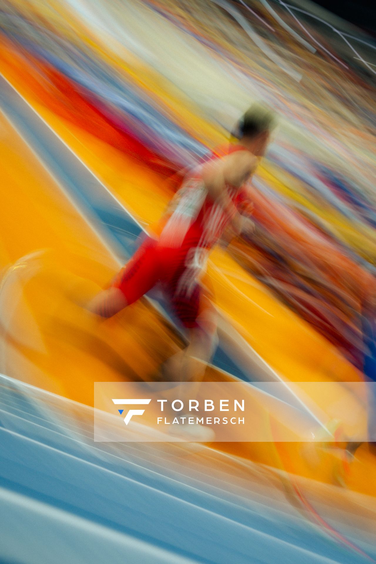 during the European Athletics Indoor Championships on 08/03/2025 at the Omnisport Arena in Apeldoorn