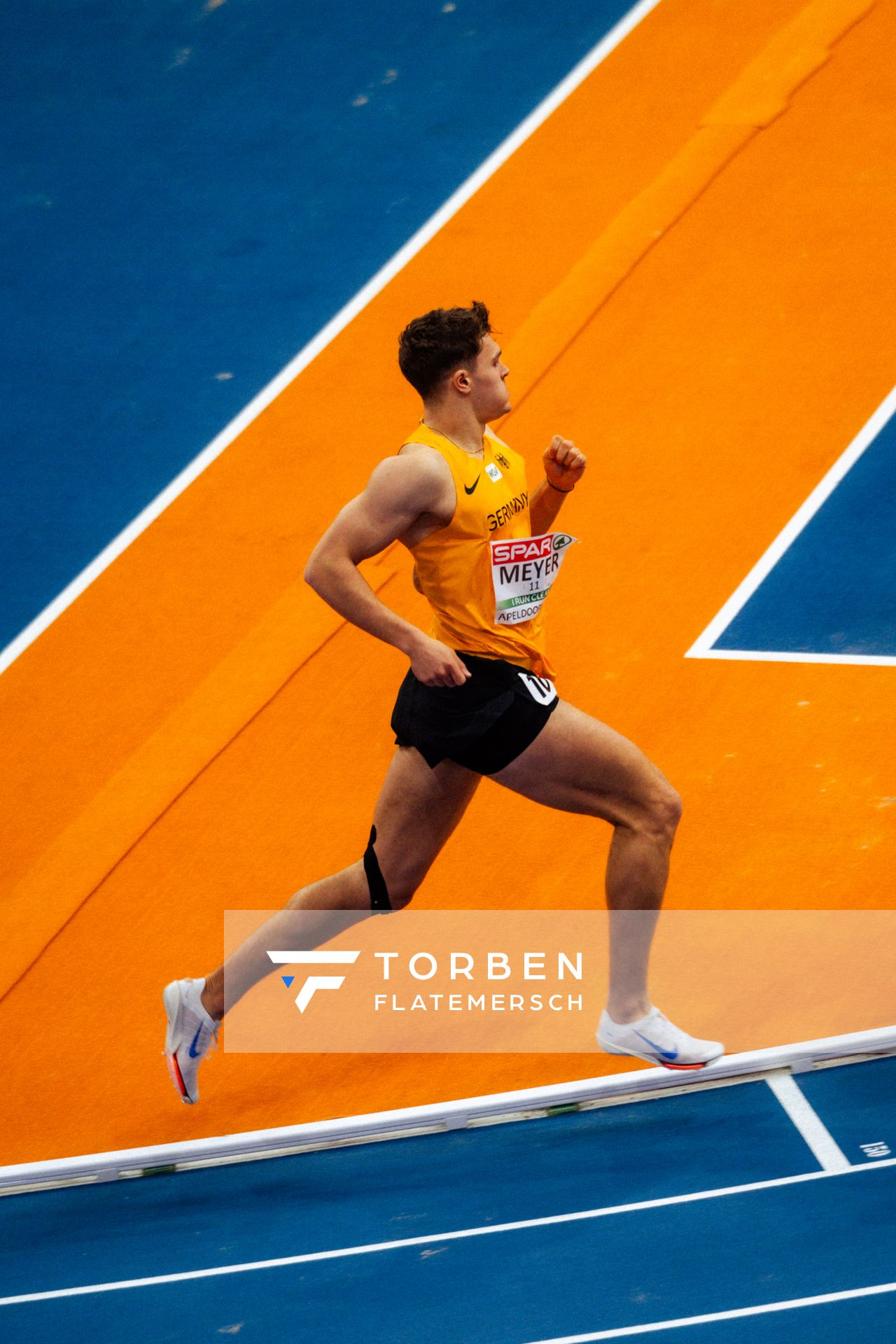 Marcel MEYER (GER/Germany) during the European Athletics Indoor Championships on 08/03/2025 at the Omnisport Arena in Apeldoorn