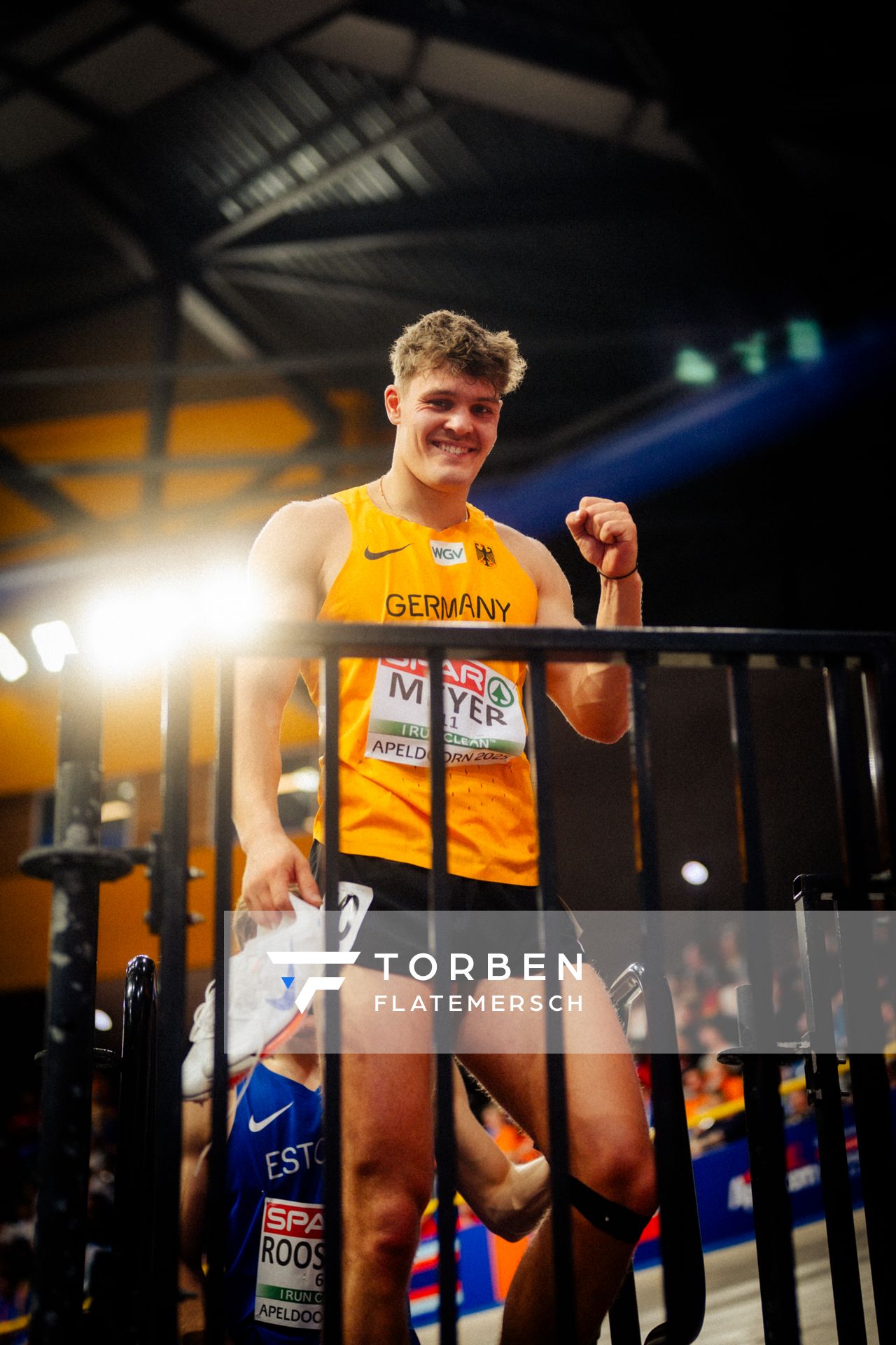 Marcel MEYER (GER/Germany) during the European Athletics Indoor Championships on 08/03/2025 at the Omnisport Arena in Apeldoorn