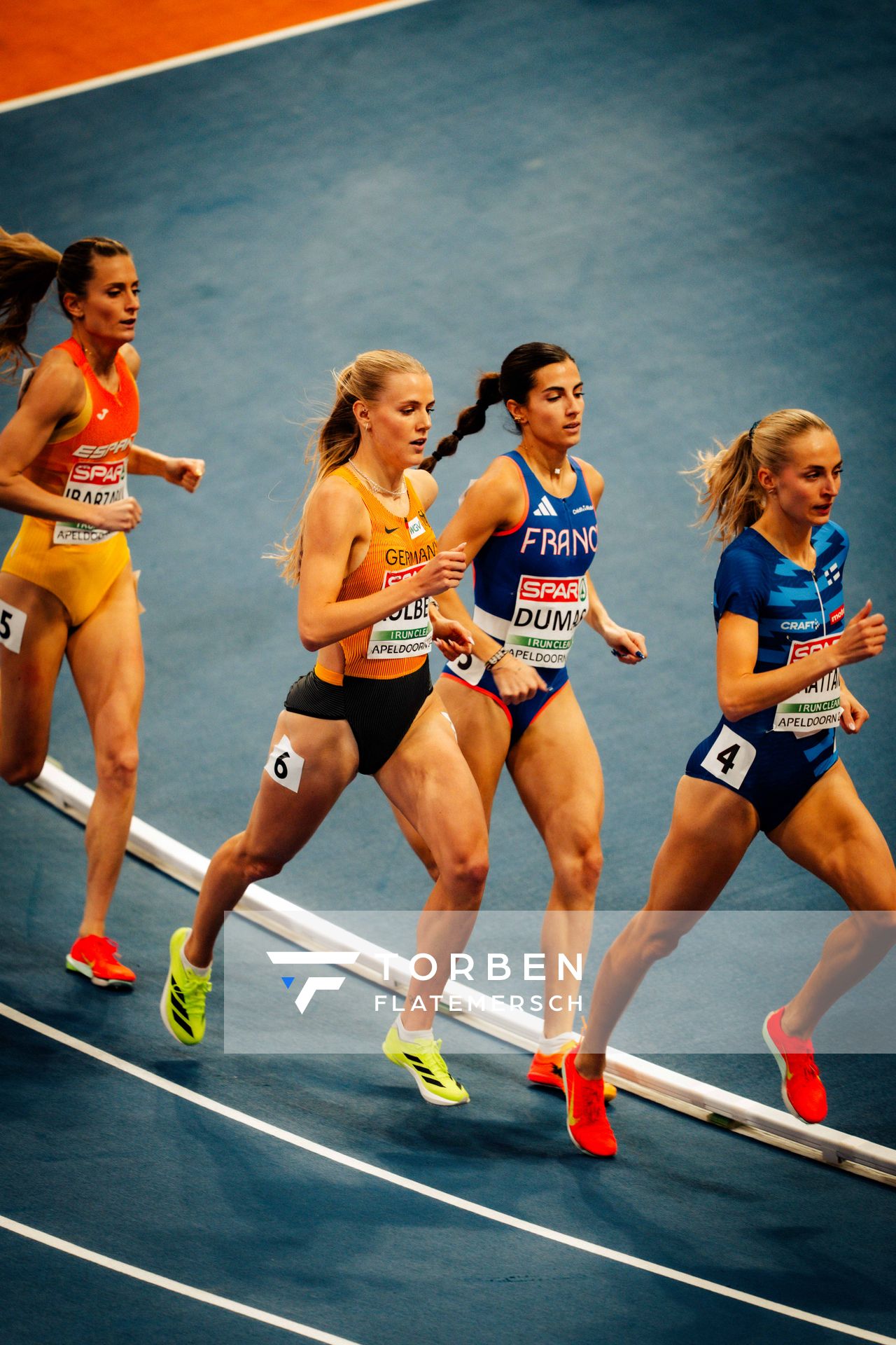 Majtie Kolberg (GER/Germany) during the European Athletics Indoor Championships on 07/03/2025 at the Omnisport Arena in Apeldoorn