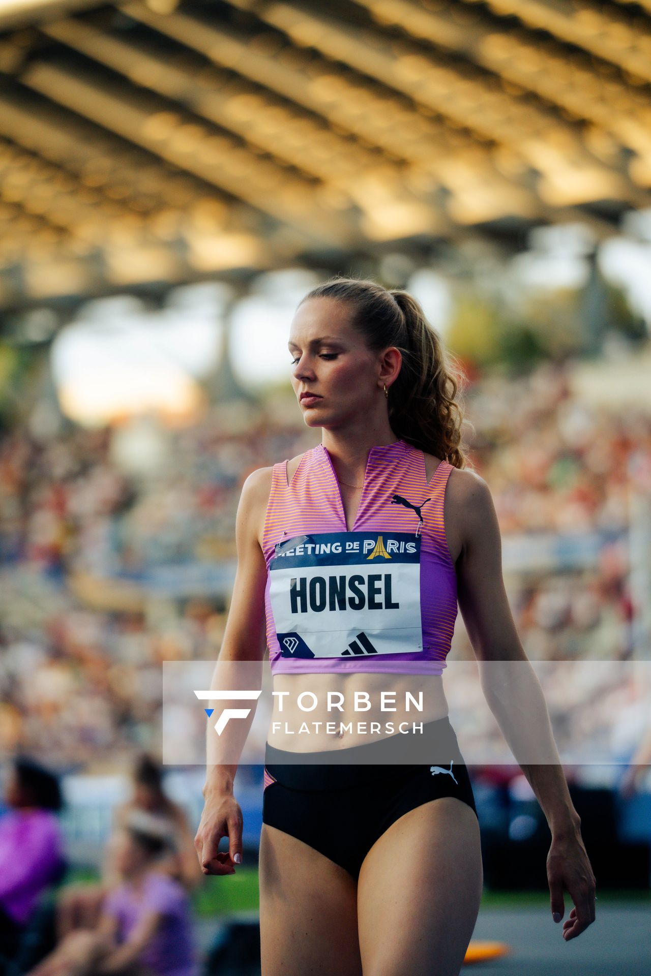 Christina Honsel (Germany) during the High Jump at the Wanda Diamond League MEETING de Paris on 20/06/2025 in Paris