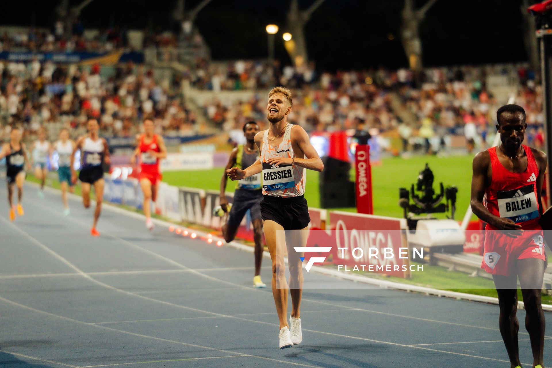 Jimmy Gressier (France) during the 5000m race at the Wanda Diamond League MEETING de Paris on 20/06/2025 in Paris