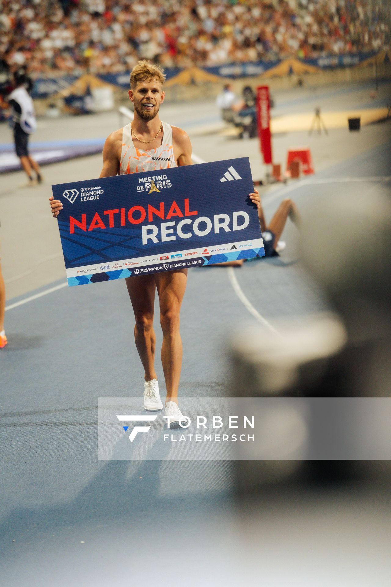 Jimmy Gressier (France) during the 5000m race at the Wanda Diamond League MEETING de Paris on 20/06/2025 in Paris